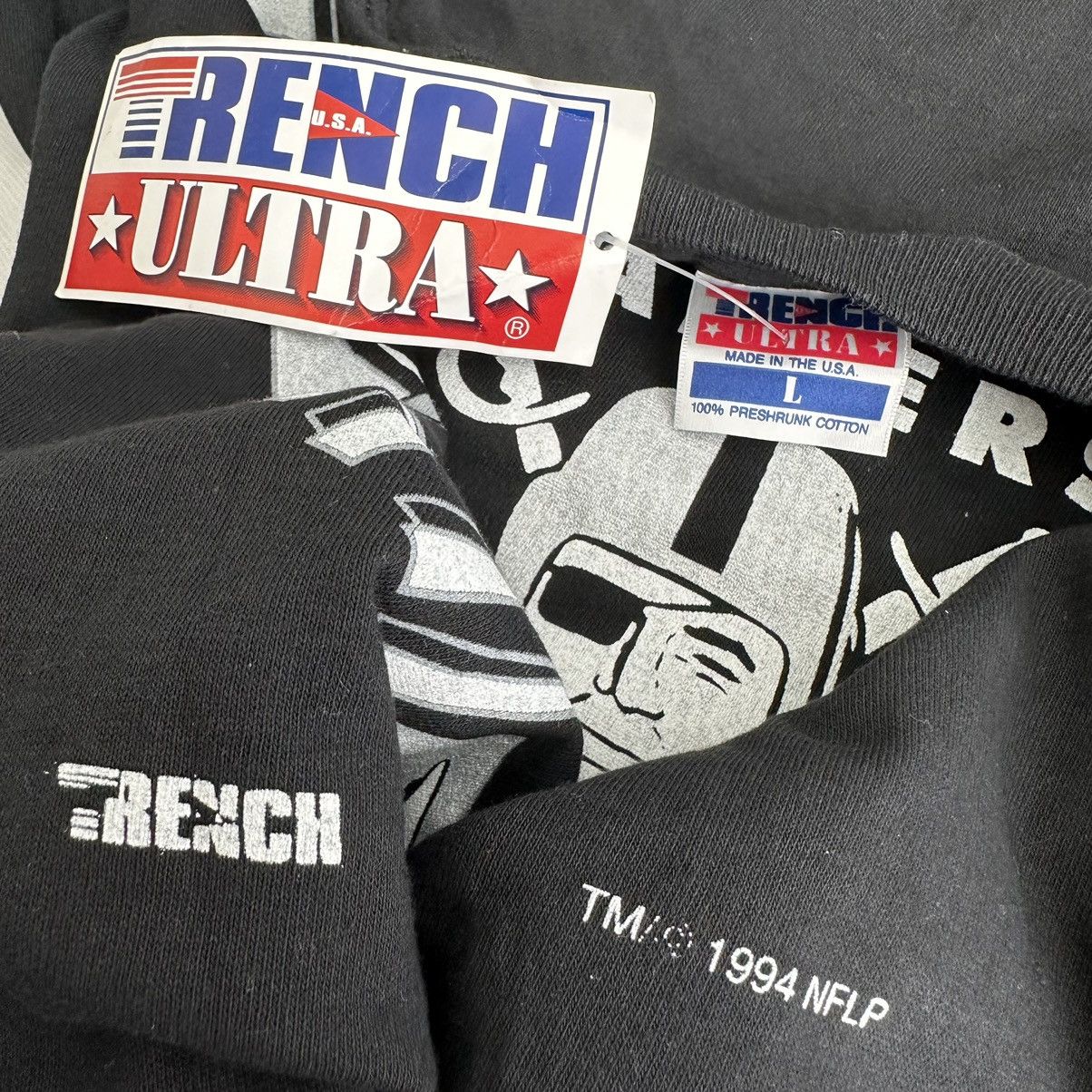 NFL Vintage 90s Los Angeles Oakland Raiders Tee DSWT RARE Large Size US L / EU 52-54 / 3 - 3 Thumbnail