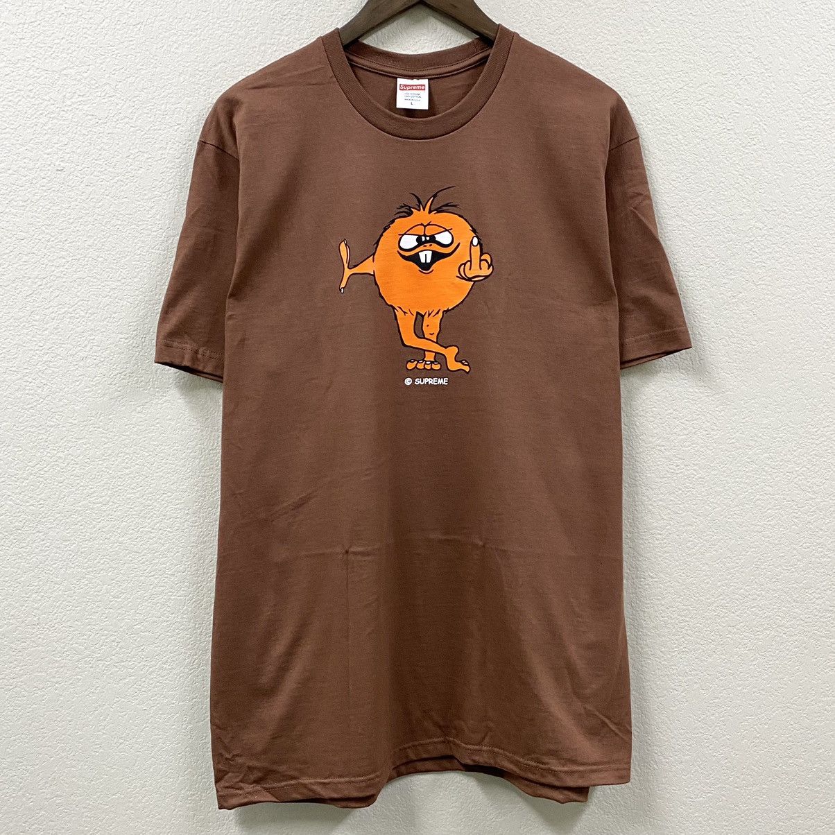 image of 2023 F/w Supreme Camacho Brown T-Shirt (L), Men's (Size Large)