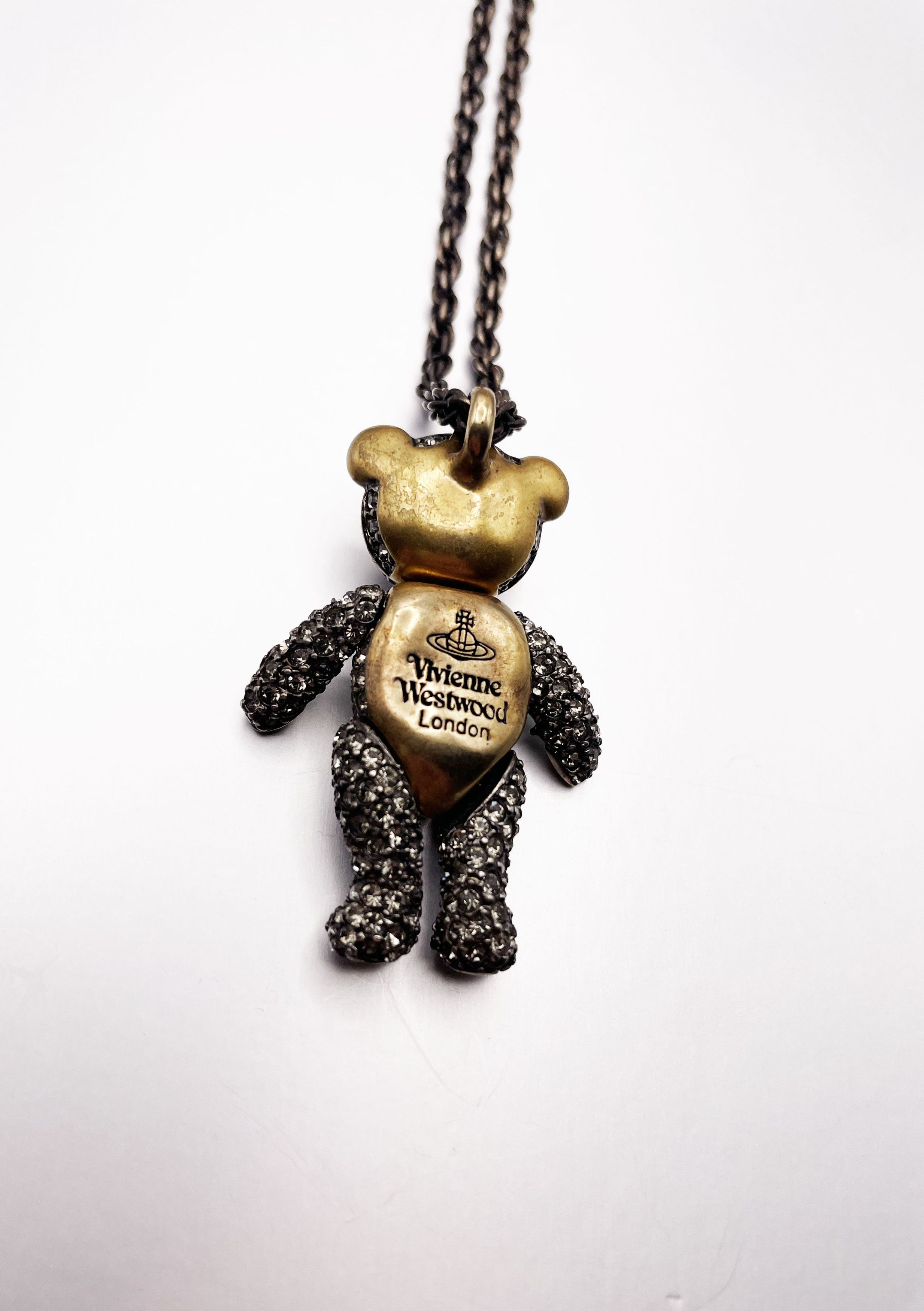 Vivienne Westwood Teddy Bear Orb Necklace Size ONE SIZE - 6 Thumbnail