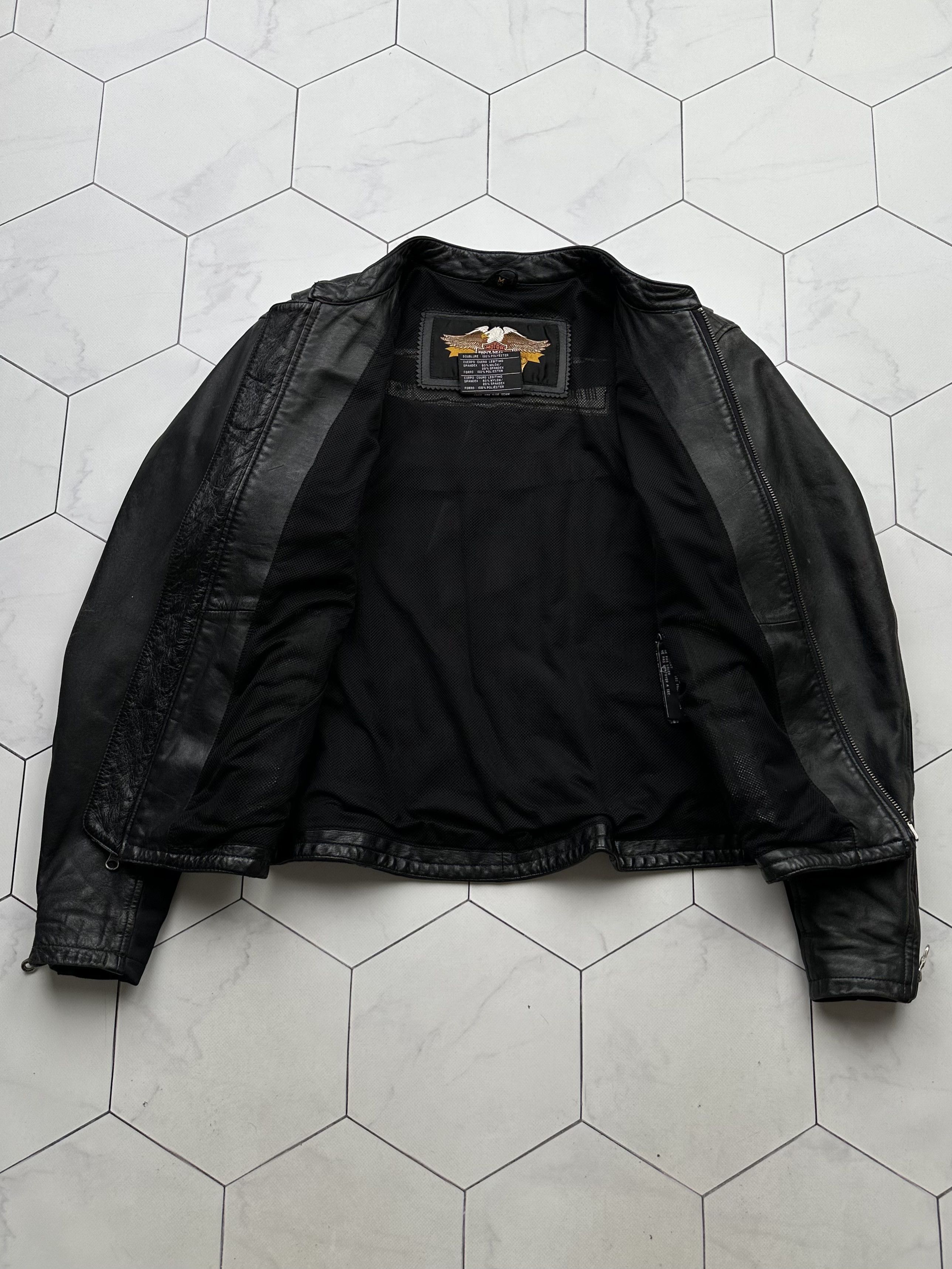 Harley Davidson Harley Davidson Vintage Leather Jacket (B228)E2 Size M / US 6-8 / IT 42-44 - 8 Thumbnail