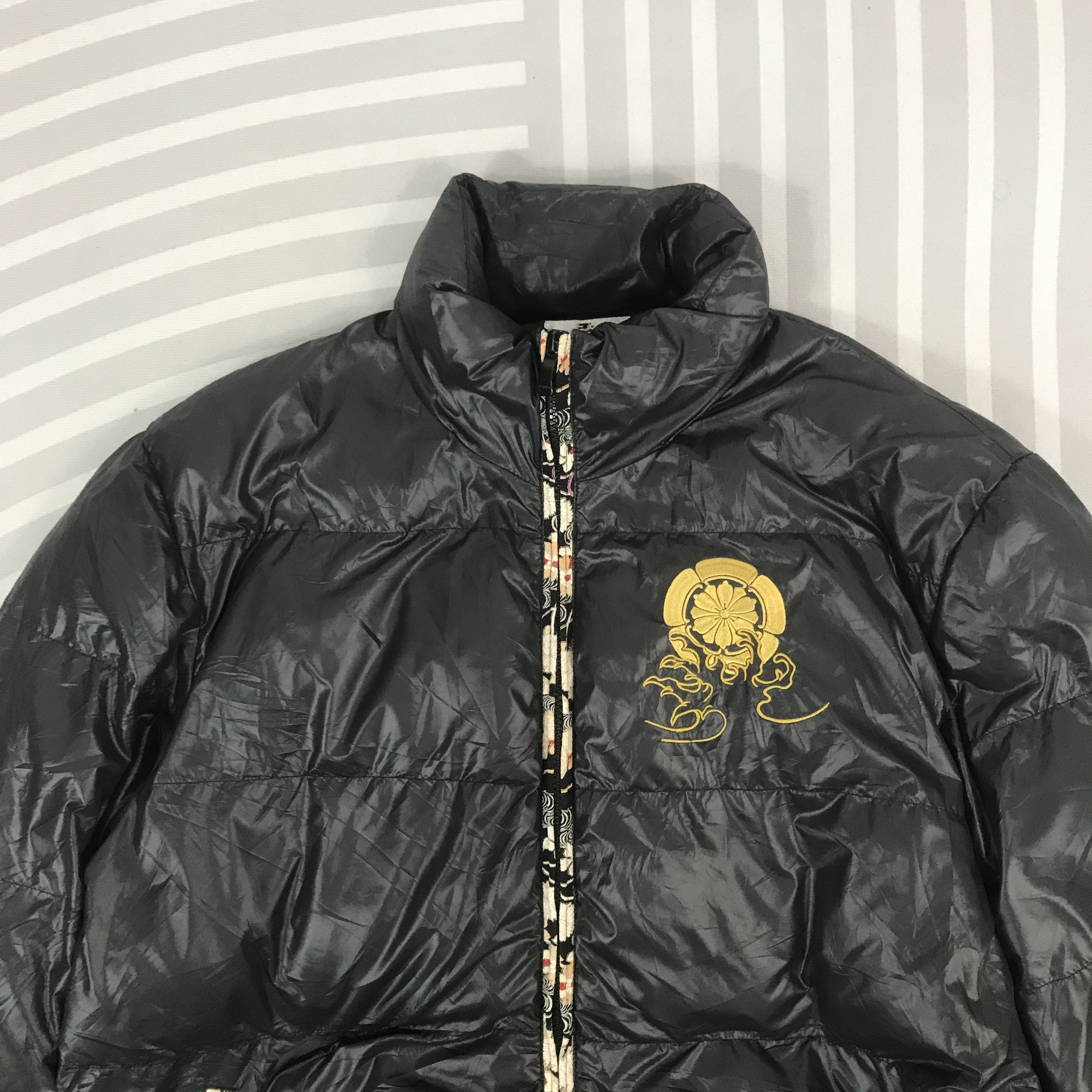 Japanese Brand × Vintage Vintage Karakuri Tamashi x Crutch co. puffer Jacket Size US XL / EU 56 / 4 - 2 Thumbnail