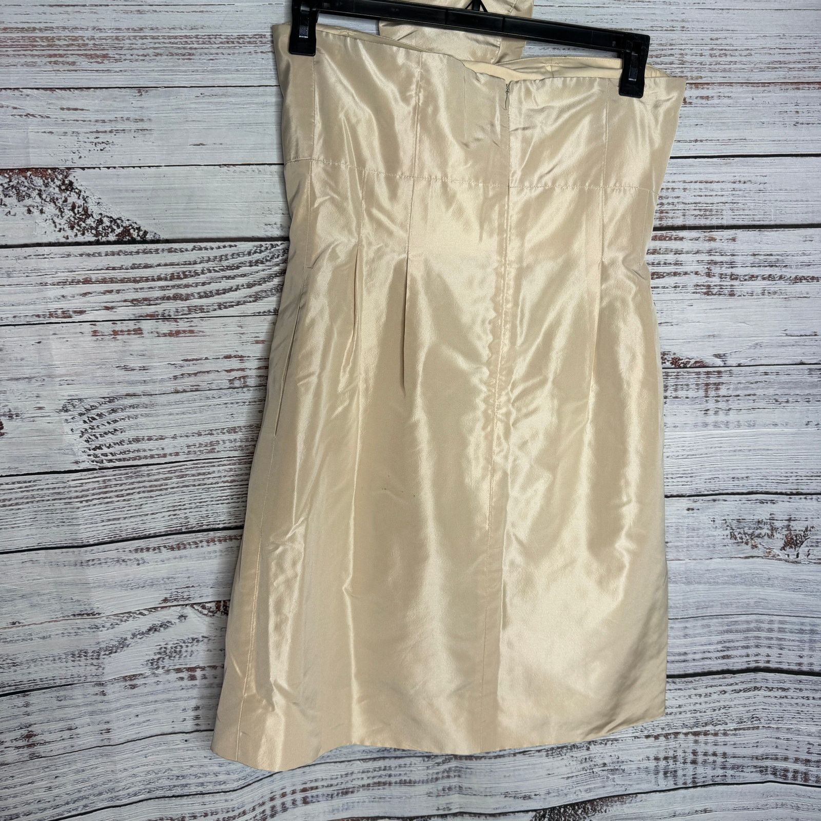 J.Crew J. Crew 100% Silk Strapless Dress With Bow 8 Size M / US 6-8 / IT 42-44 - 3 Thumbnail