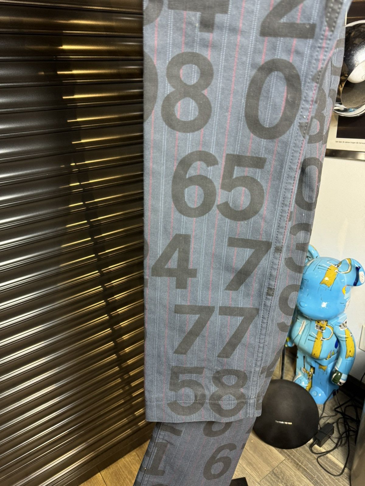 Junya Watanabe Junya Watanabe x CDG AD/02 Numbers Blue Denim Jeans - Medium Size US 34 / EU 50 - 7 Thumbnail