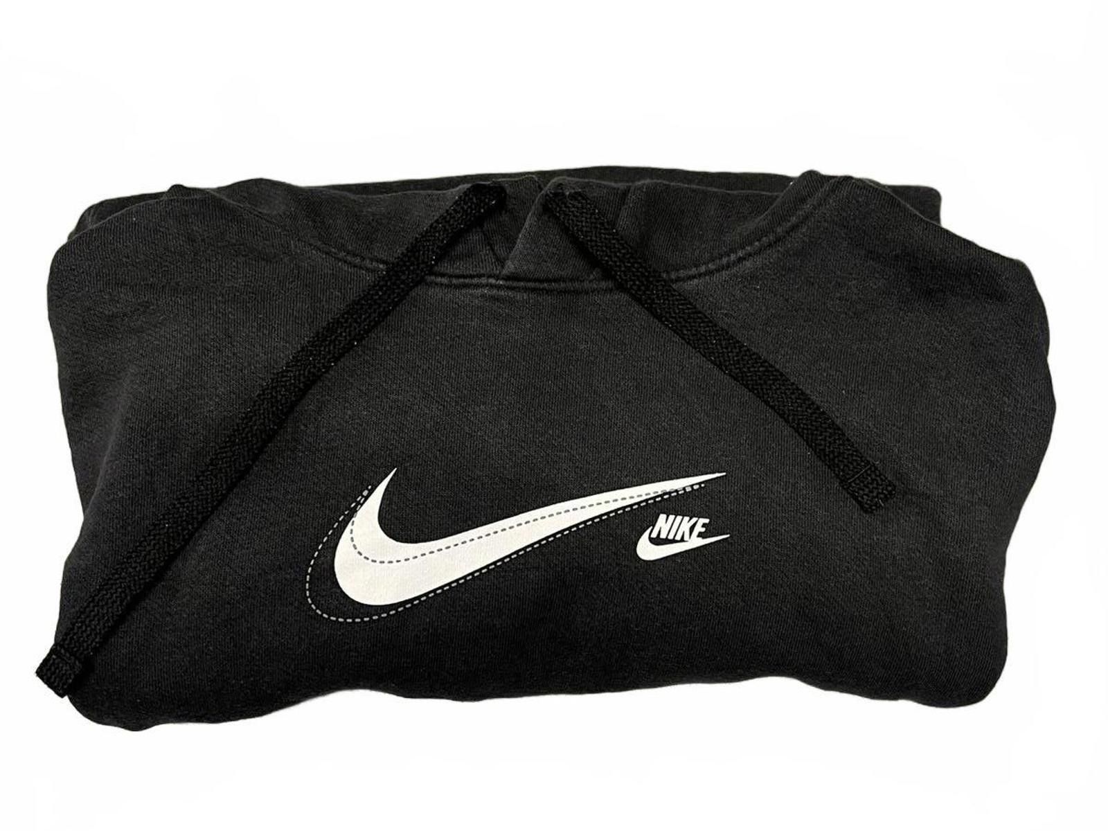 Nike Nike Black Hoodie with Iconic Logo Size US XS / EU 42 / 0 - 3 Thumbnail