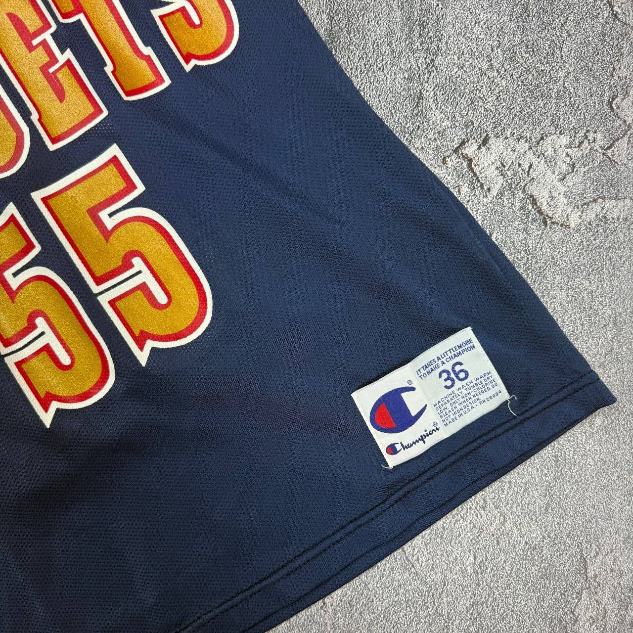 Champion 90s Champion Denver Nuggets Dikembe Mutombo Size 48 Jersey Size US M / EU 48-50 / 2 - 2 Thumbnail