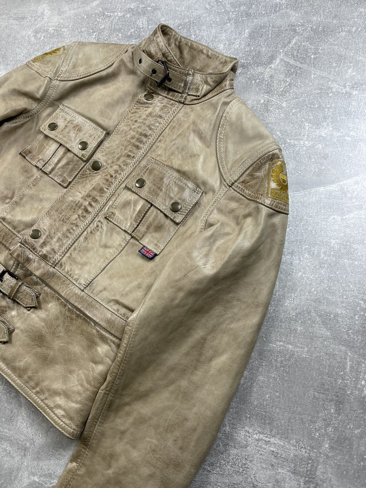 Belstaff × Vintage Belstaff International Tour Master Trophy Leather Biker Size M / US 6-8 / IT 42-44 - 4 Thumbnail