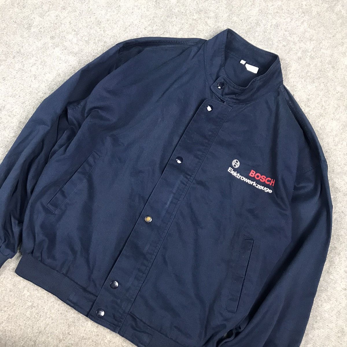 Japanese Brand BOSCH JAPAN DESIGN WORK JACKET COTTON ZIPPER JACKET Size US L / EU 52-54 / 3 - 8 Thumbnail
