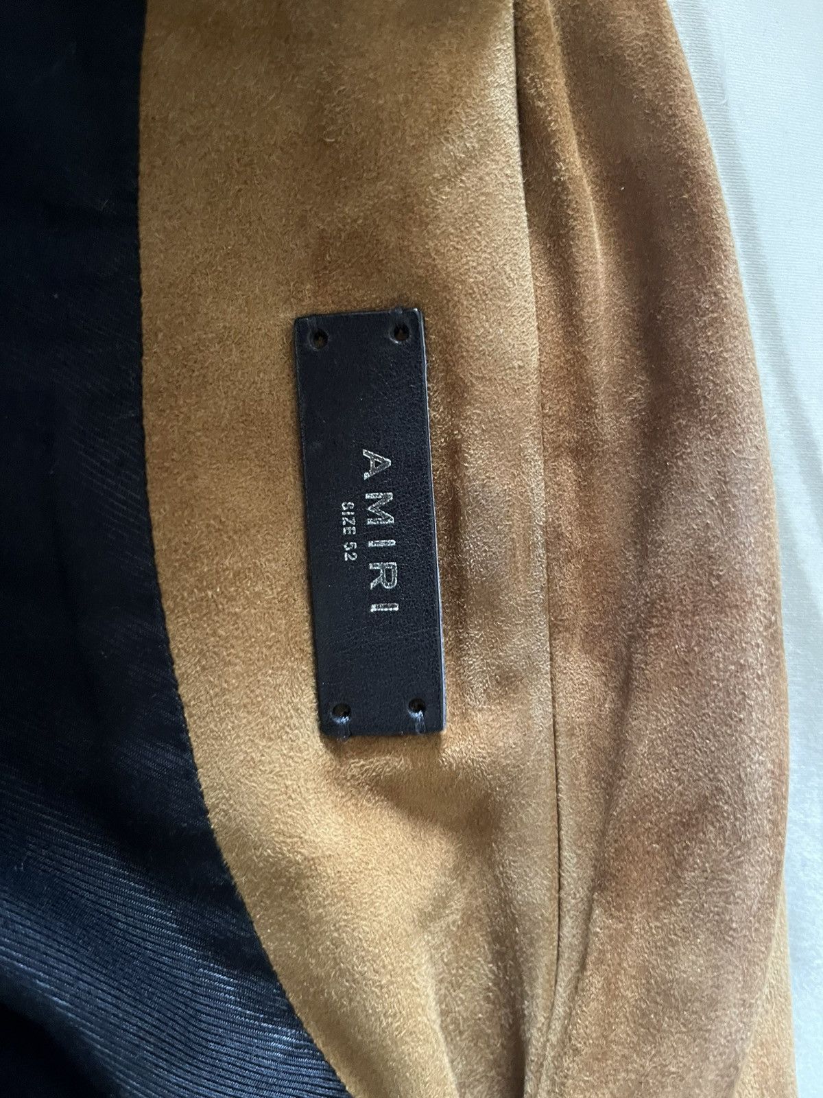 Amiri Amiri Tobacco Biker Jacket Size US L / EU 52-54 / 3 - 7 Thumbnail