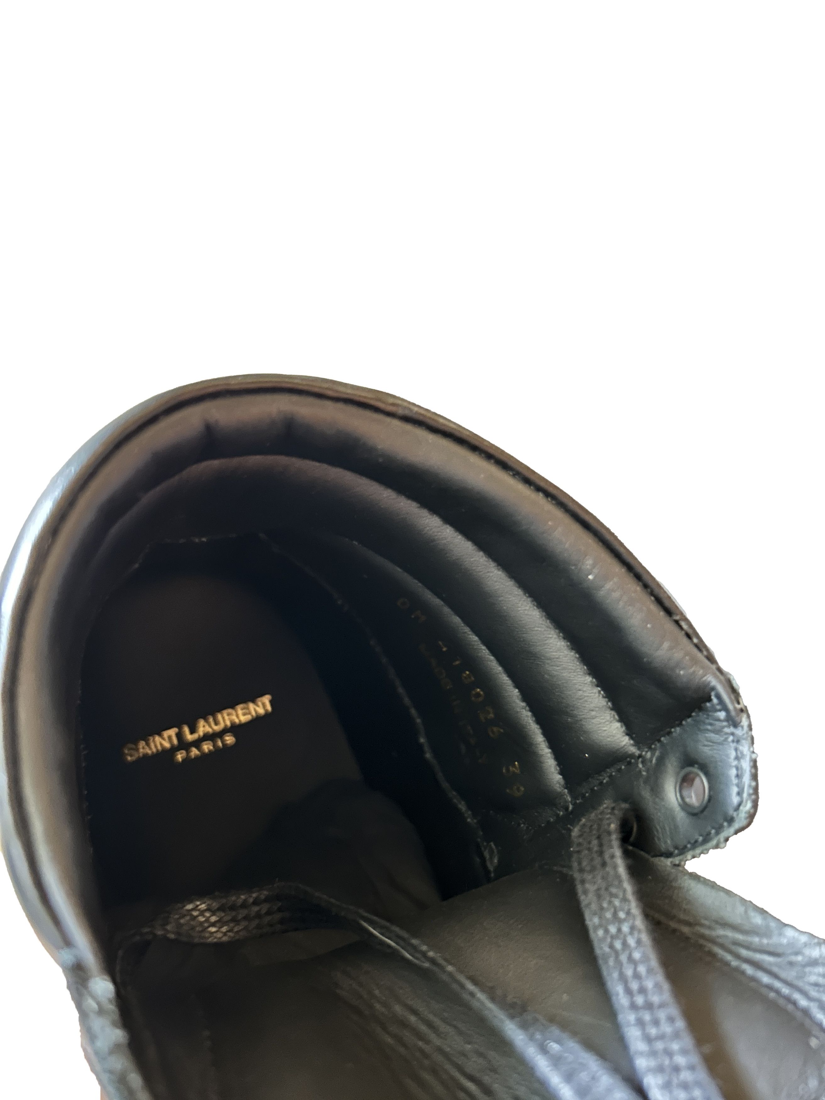 Yves Saint Laurent Saint Laurent Court Classic SL/10H high-top sneakers Size US 6 / EU 39 - 4 Thumbnail
