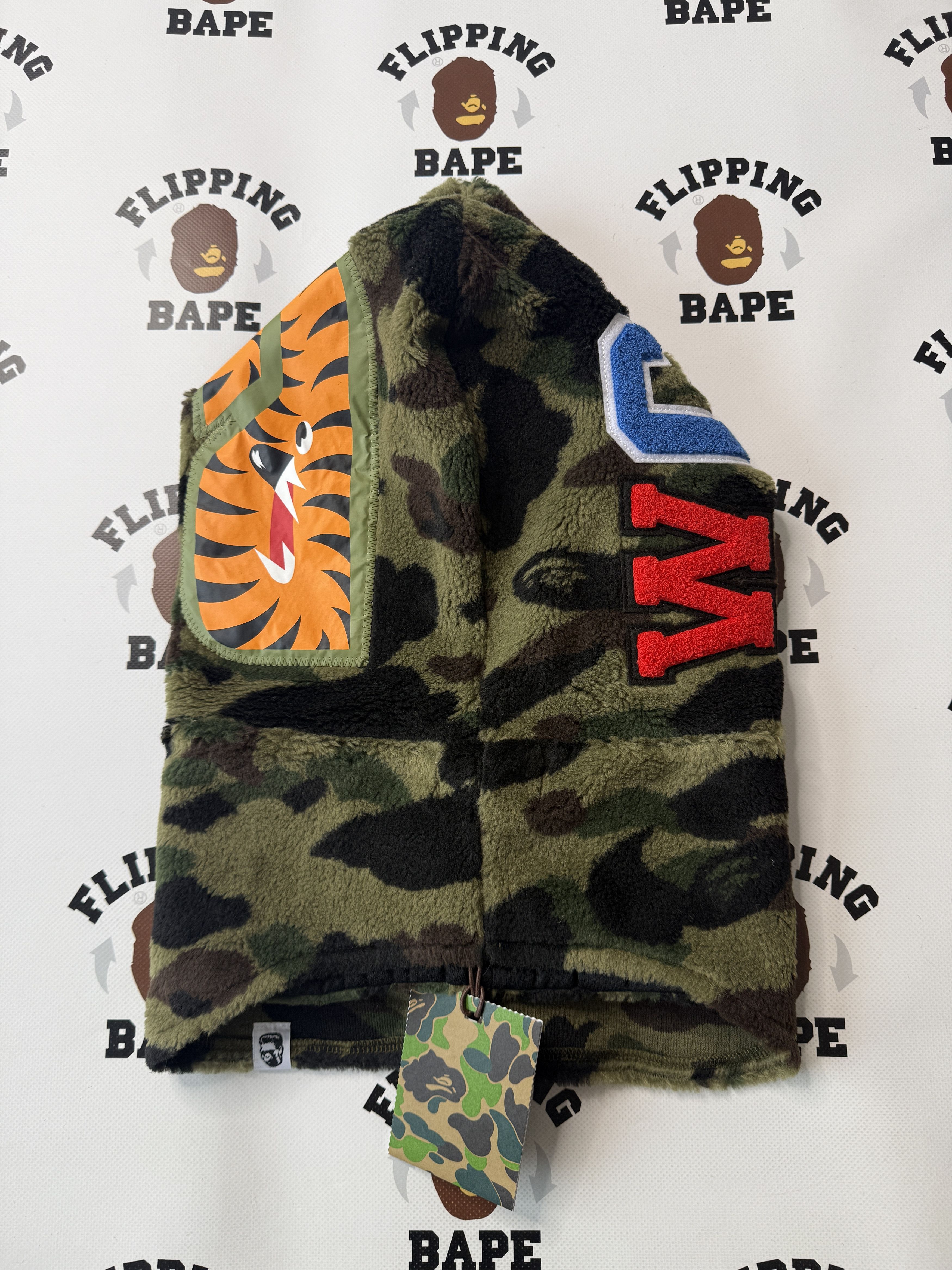 Bape 1ST CAMO SHARK BOA SNOOD Size ONE SIZE - 6 Thumbnail