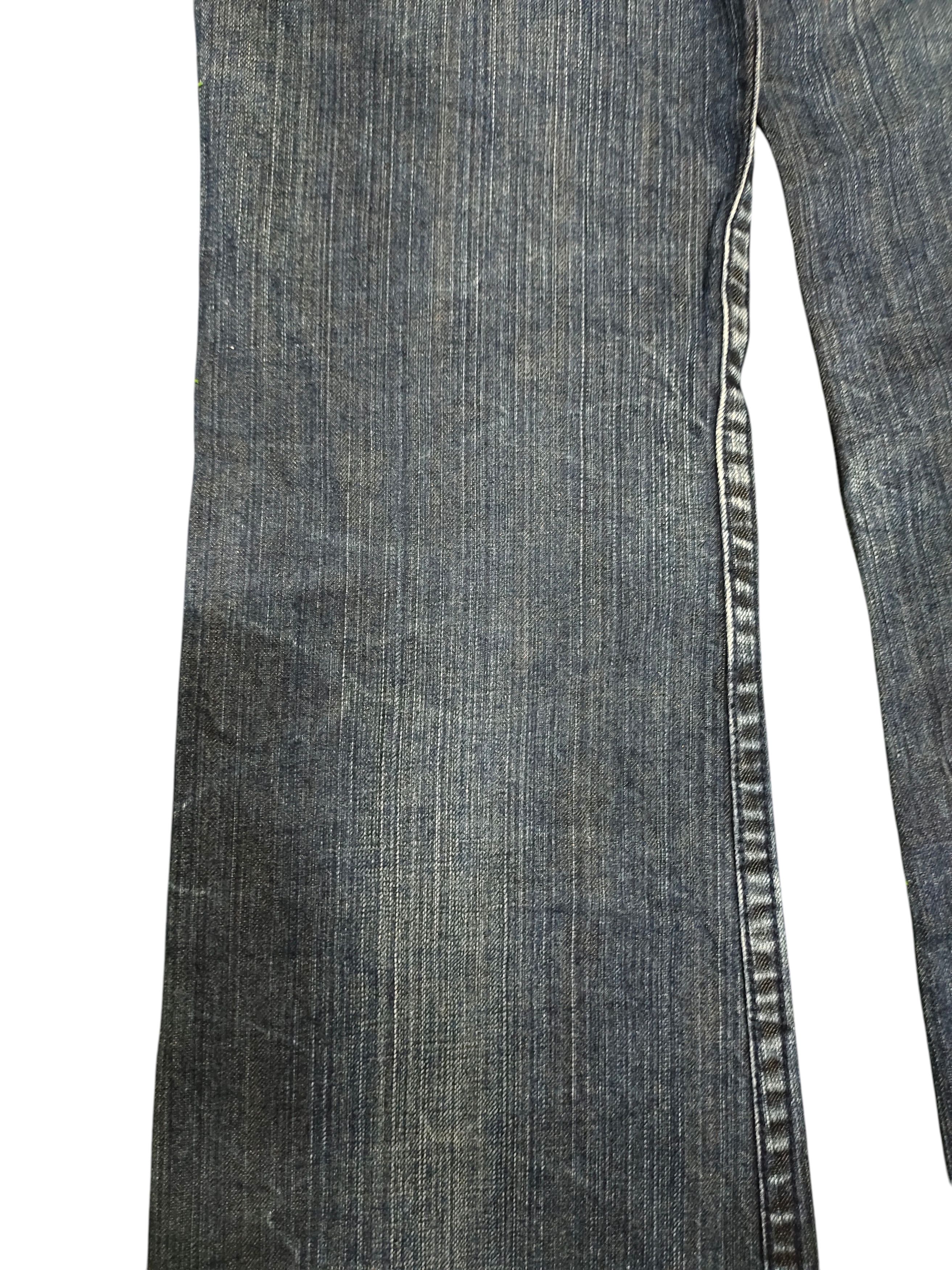 Le Grande Bleu (L.G.B.) Flare Jeans Brappers Embroidered Denim Bootcut Low Rise Size US 27 - 5 Thumbnail