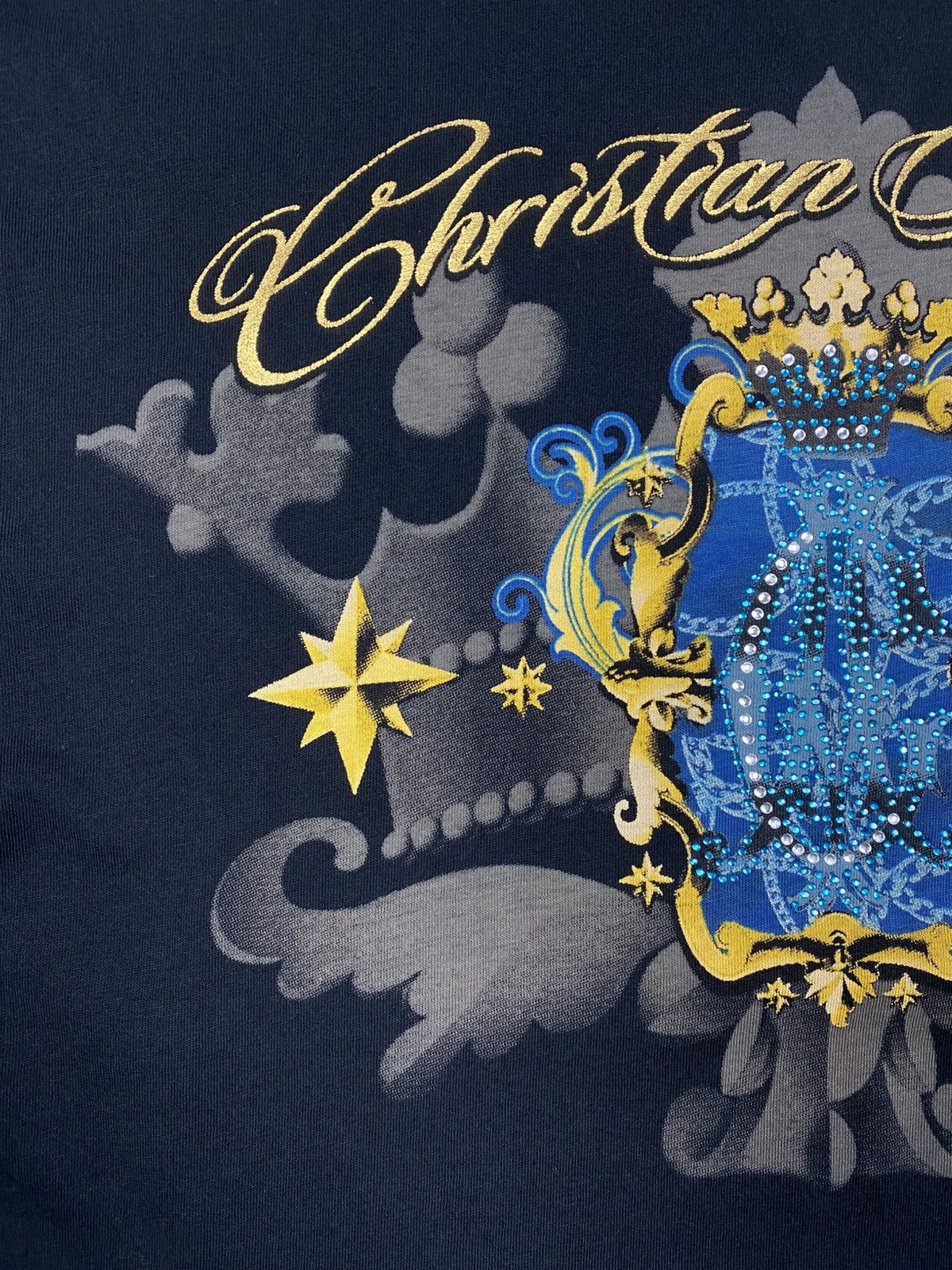 Christian Audigier Christian Audigier Double Print T-Shirt Y2K Made in USA Size US L / EU 52-54 / 3 - 6 Thumbnail