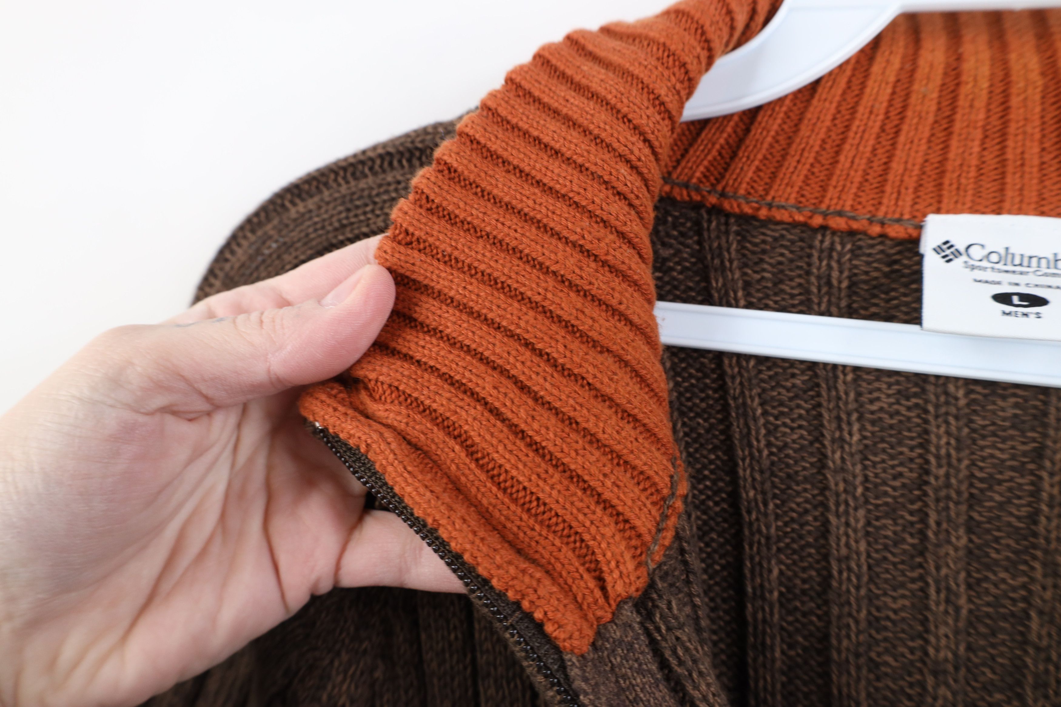 Columbia Vintage Columbia Heavy Ribbed Knit 1/4 Half Zip Sweater Size US L / EU 52-54 / 3 - 6 Thumbnail
