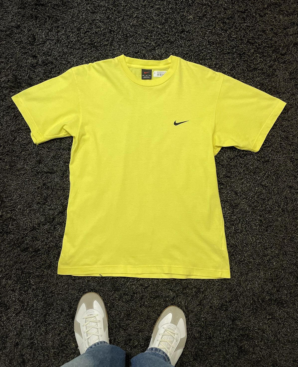 Nike × Vintage Vintage Nike Rare tee Made in Peru 90s Rare T-shirt Y2K Size US M / EU 48-50 / 2 - 1 Thumbnail