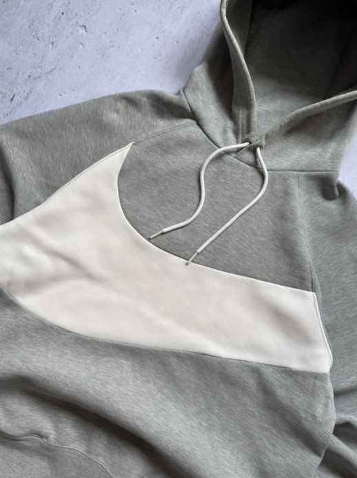 Nike Nike Big Swoosh Hoodie Heather Gray Size US S / EU 44-46 / 1 - 2 Thumbnail