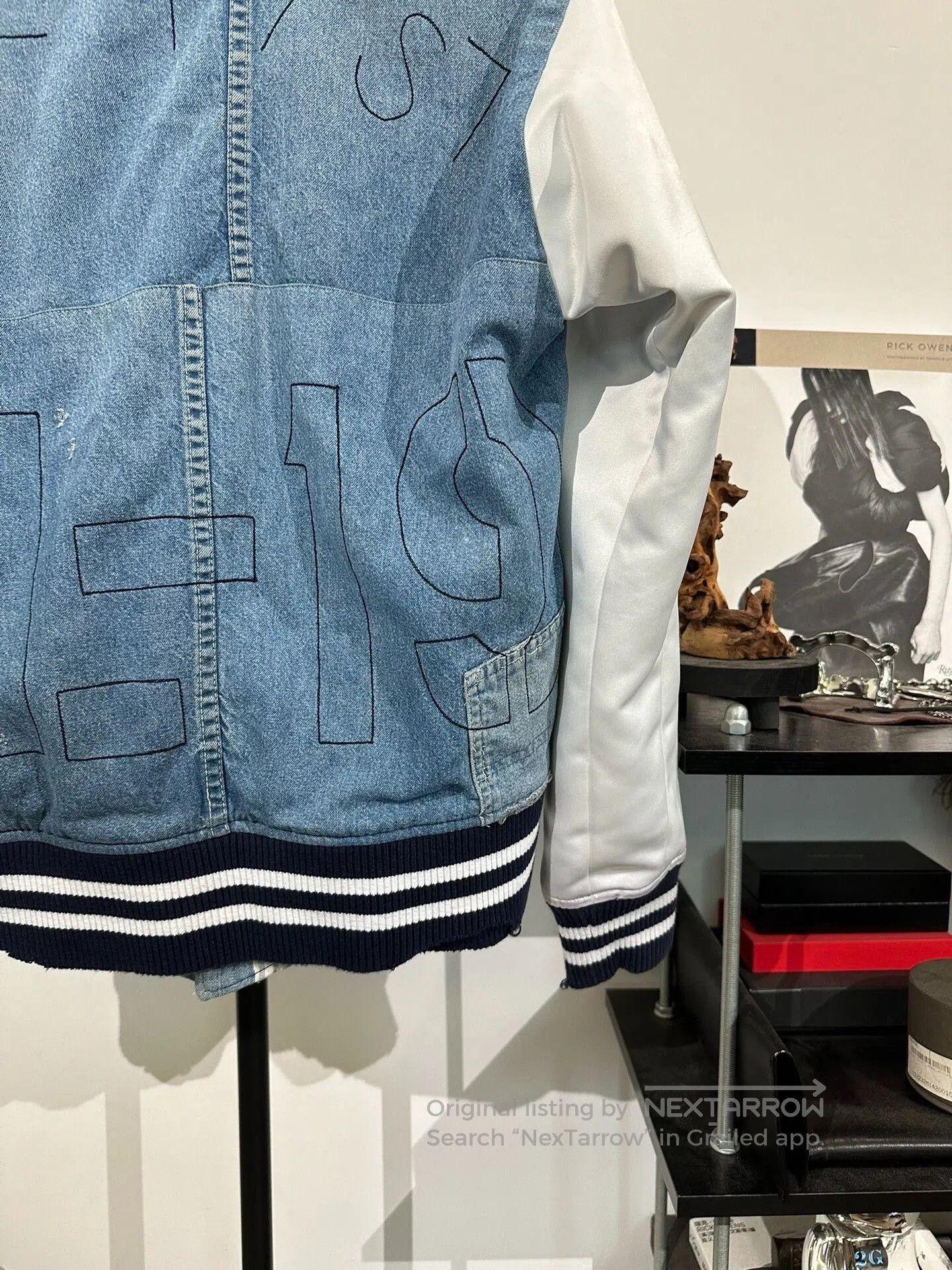 Greg Lauren Greg Lauren Silk Patchwork Baseball Jacket. Size US M / EU 48-50 / 2 - 6 Thumbnail