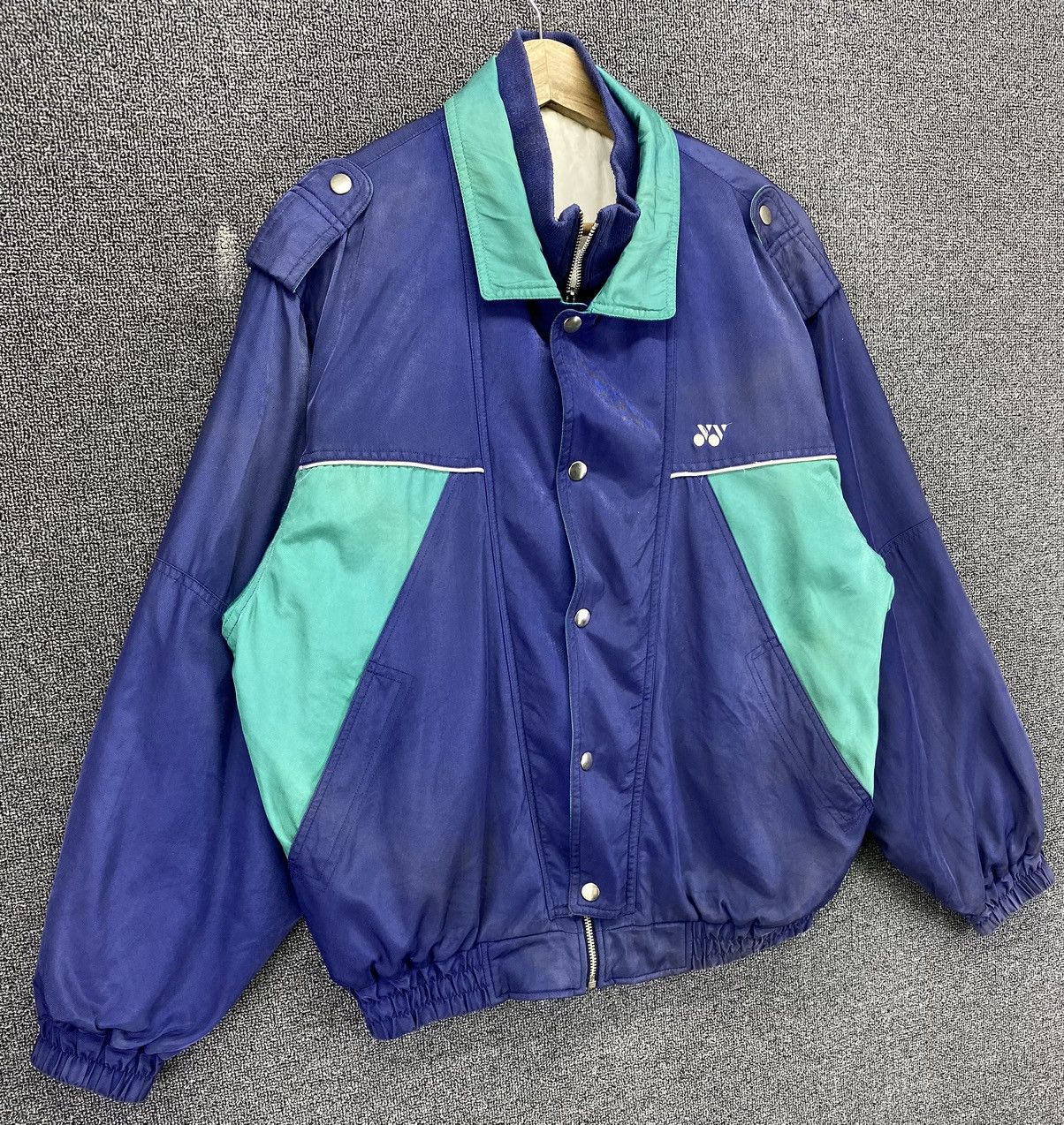Vintage Vintage Yonex Zip Up Rare Sweater Jacket Size US L / EU 52-54 / 3 - 2 Thumbnail