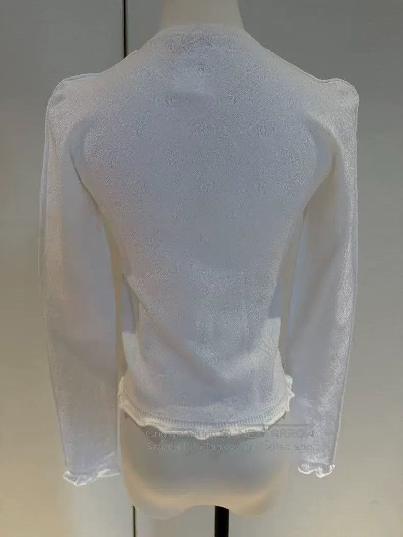 Chanel Chanel 24p white cardigan coat Size XS / US 0-2 / IT 36-38 - 2 Thumbnail
