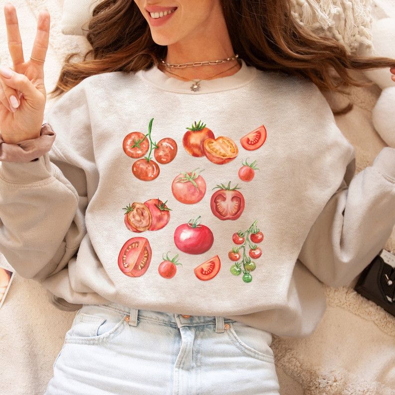 Designer Tomatoes Sweatshirt Size M / US 6-8 / IT 42-44 - 1 Thumbnail