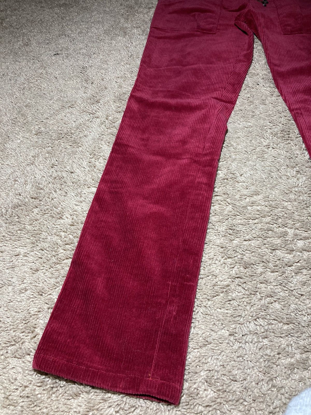 Japanese Brand 2006 Milkboy Button Jewel Chain Corduroy Skinny Jeans Size US 30 / EU 46 - 8 Thumbnail