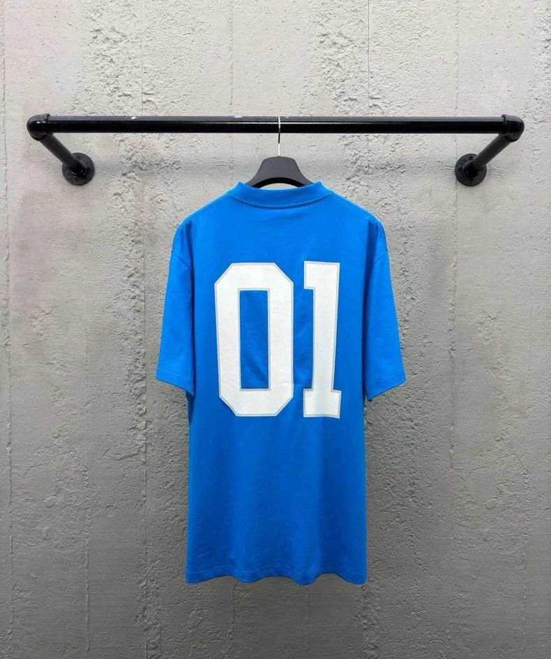 Balenciaga Balenciaga Blue 01 jersey short sleeve Size US S / EU 44-46 / 1 - 2 Thumbnail