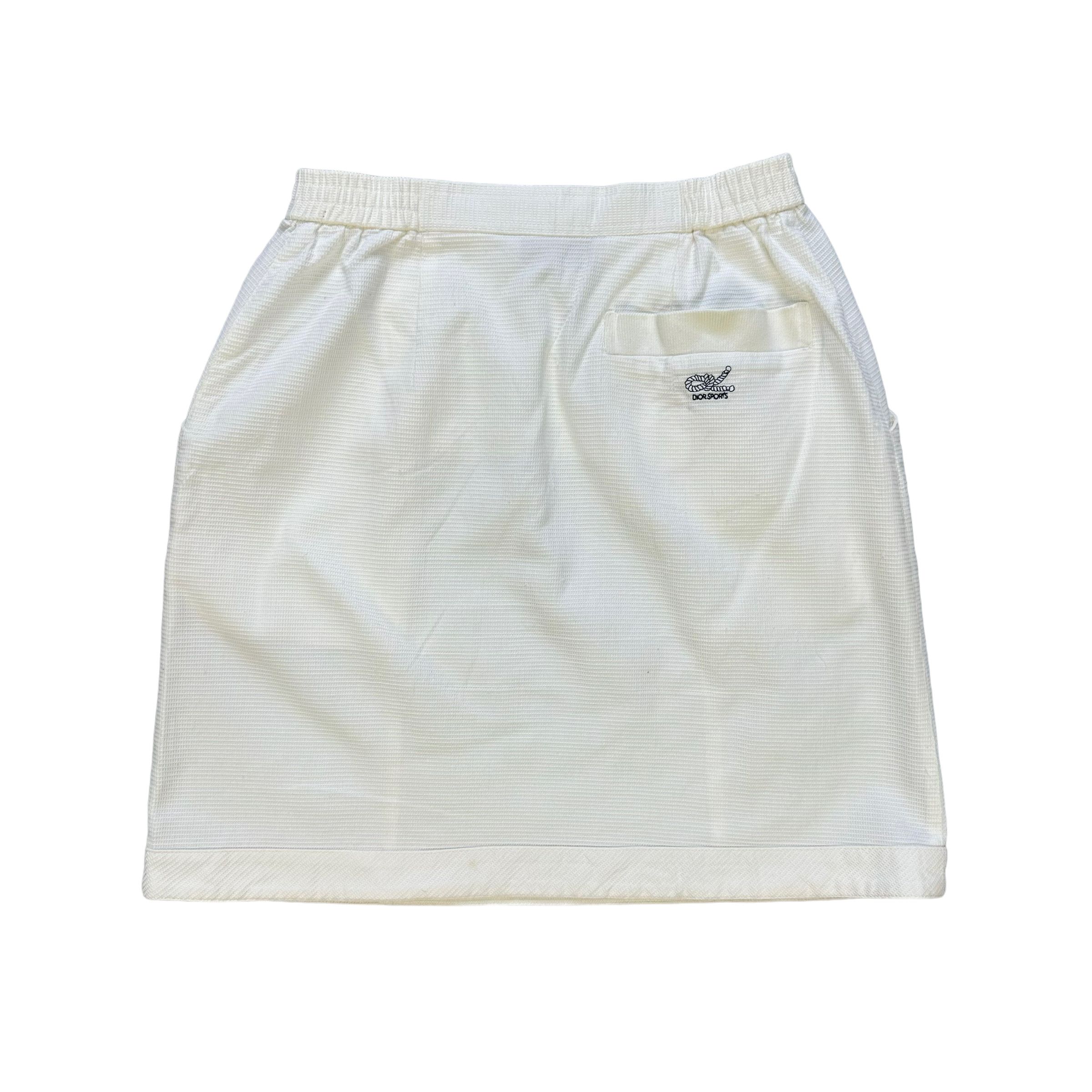 Christian Dior Monsieur CHRISTIAN DIOR SPORTS WHITE SKIRT #7999-71 Size 25" / US 0 / IT 36 - 7 Thumbnail