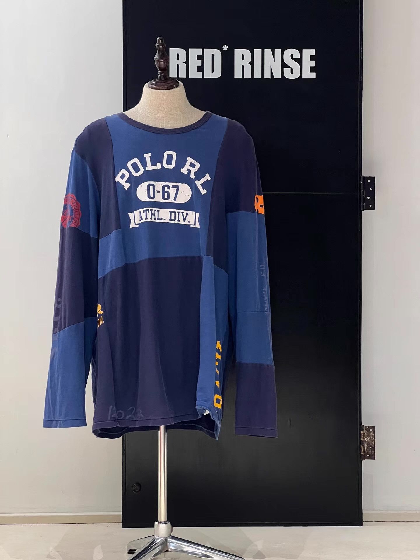 Ralph Lauren Ralph Lauren RRL Mud-Dyed Paneled Long Sleeve Q13 Size US XXL / EU 58 / 5 - 3 Thumbnail