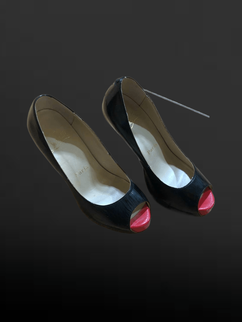 Christian Louboutin Christian Louboutin Women's Shoes Platform Leather heels Size US 7 / IT 37 - 1 Thumbnail