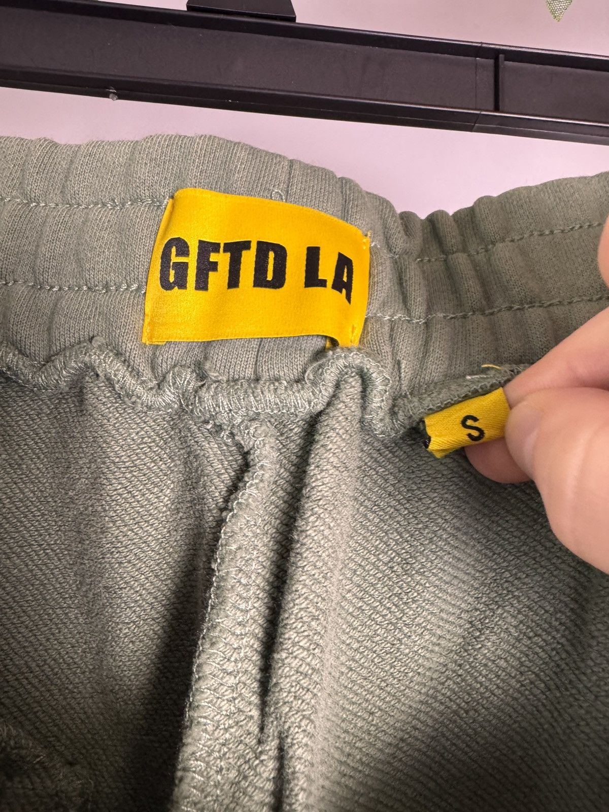 Other GFTD LA Green Rhinestone Sweatpants Size Small Oversized NWT Size US 29 - 8 Thumbnail