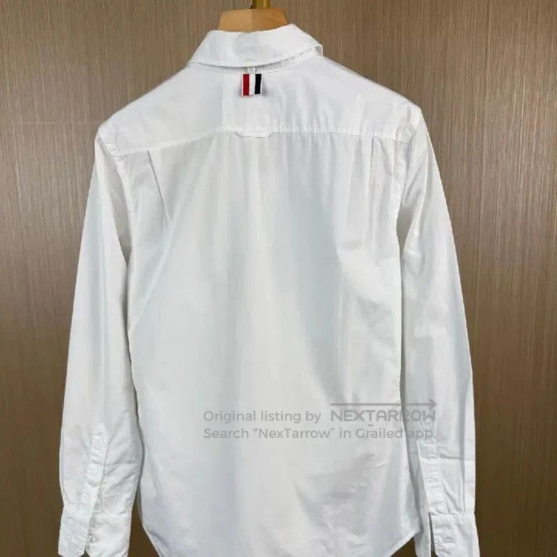 Thom Browne Thom Browne White Cotton Women's Shirt . Size L / US 10 / IT 46 - 2 Thumbnail