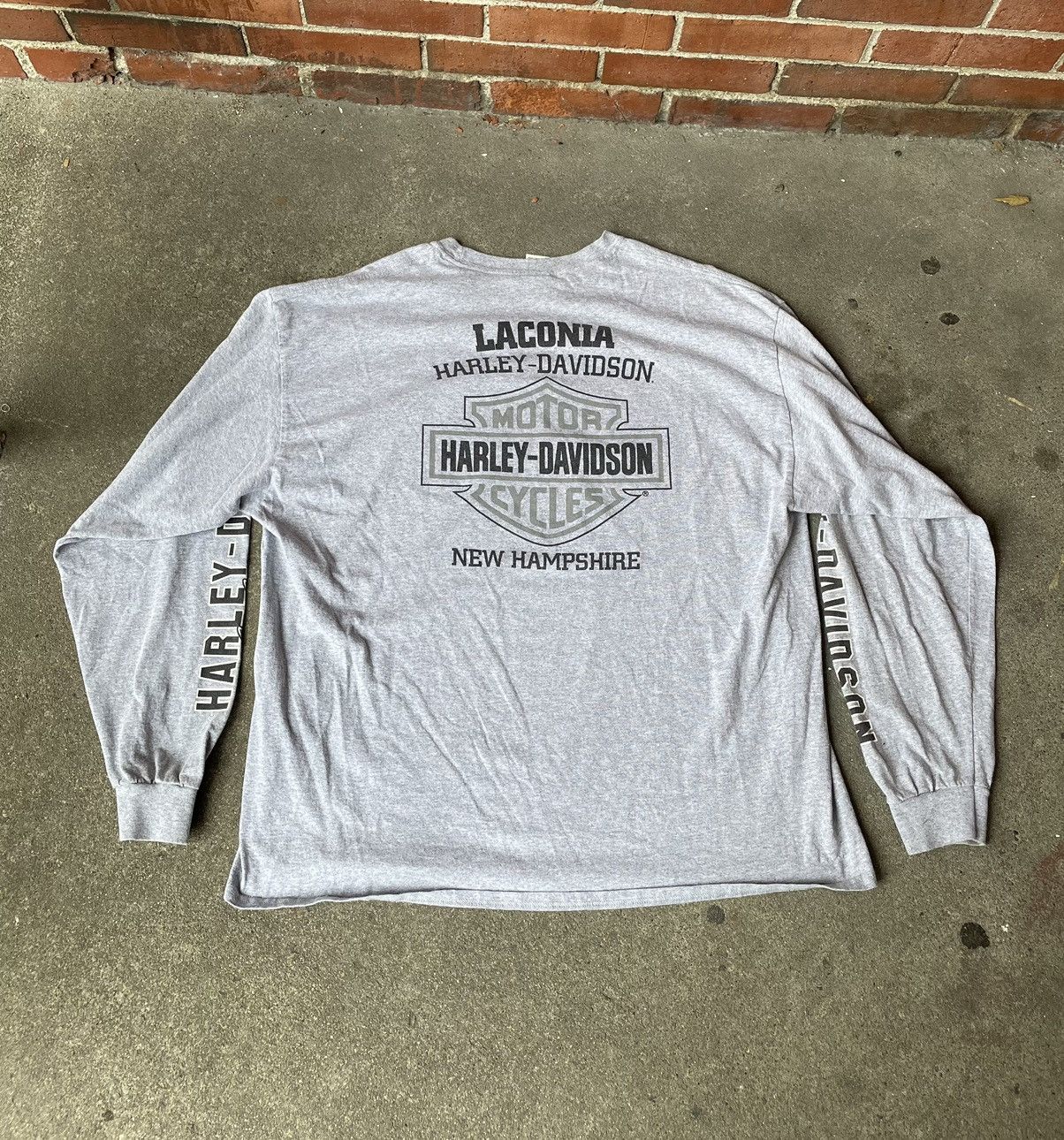 Harley Davidson 2017 Harley Davidson Laconia NH Motorcycle Longsleeve Size US XXL / EU 58 / 5 - 5 Thumbnail