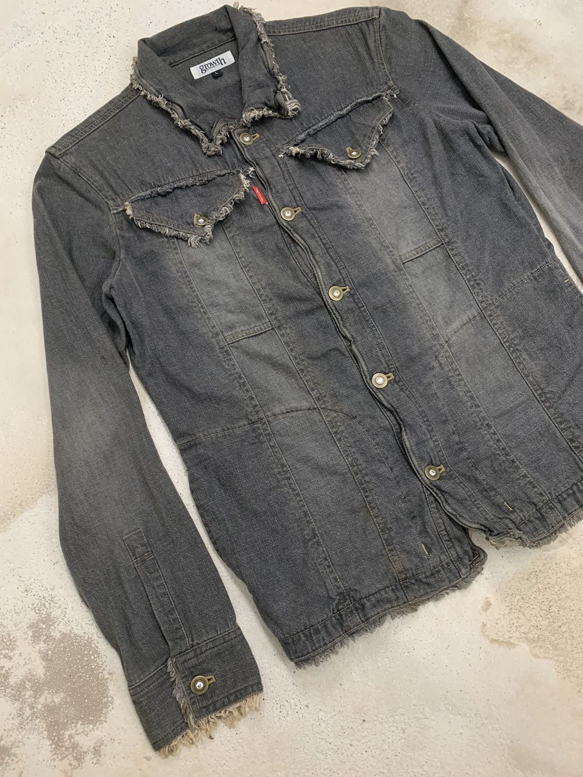 In The Attic Growth LGB Pearl Button In The Attic Fur Denim Size US S / EU 44-46 / 1 - 3 Thumbnail