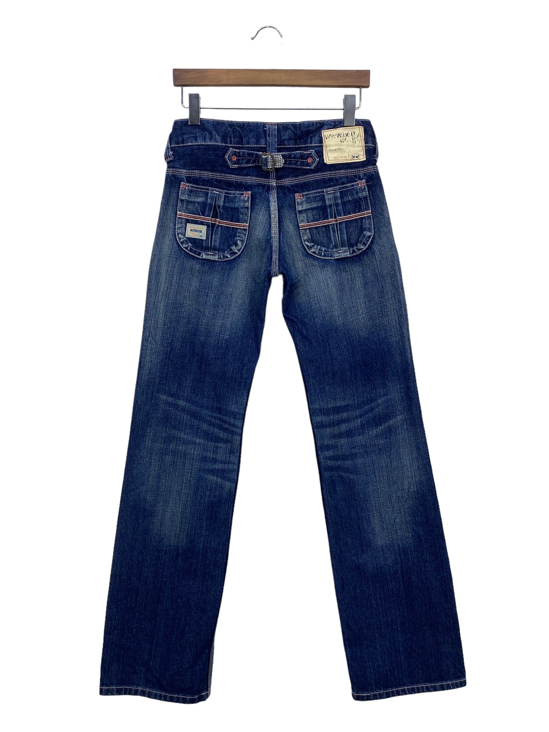 image of Distressed Denim Betty Smith Buckle Back Pants Jeans in Blue, Women's (Size 25)