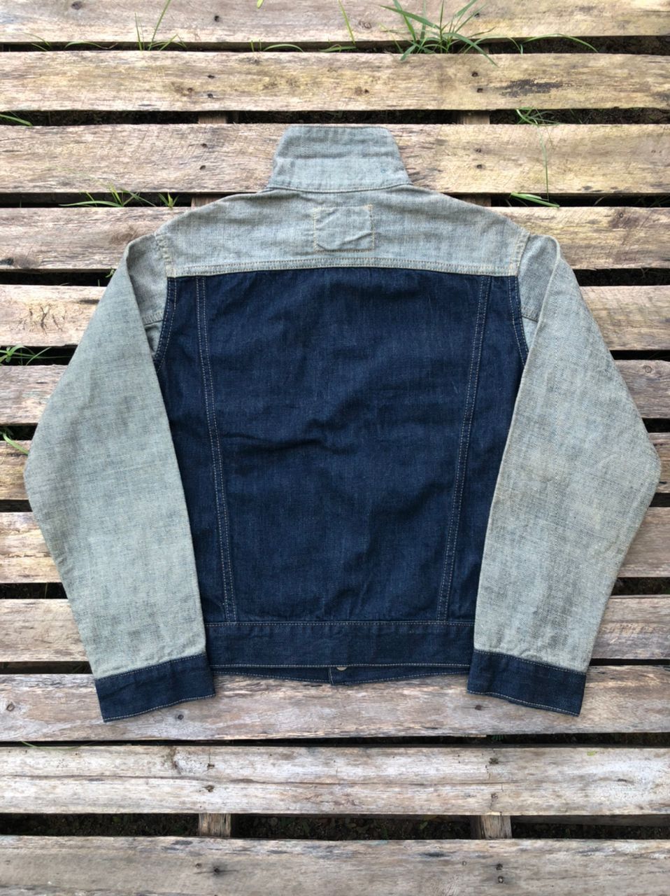 Alchemist Vintage Skull Jeans by Alchemist Reversible Denim Jacket Size US S / EU 44-46 / 1 - 4 Thumbnail