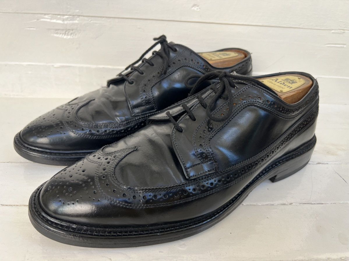 Allen Edmonds Allen Edmonds MacNeil Black Leather Shell Cordovan Wingtip Size US 9.5 / EU 42-43 - 3 Thumbnail