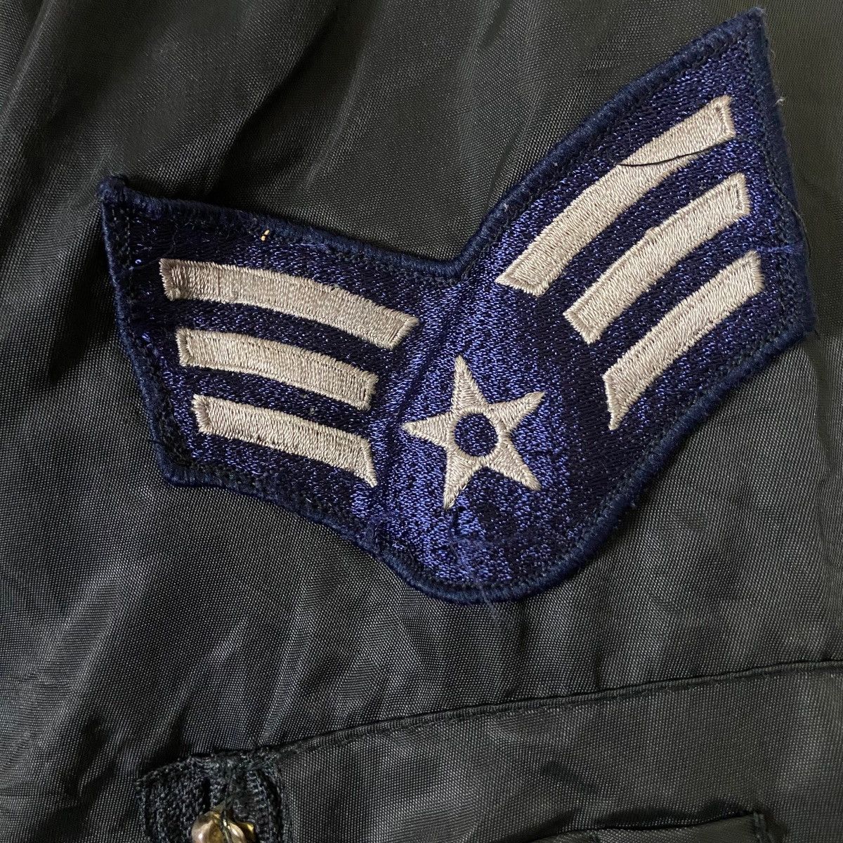 Vintage Vintage Sky-Bombers Air Force Patch Work Full Zipper Bombers Size US L / EU 52-54 / 3 - 8 Thumbnail