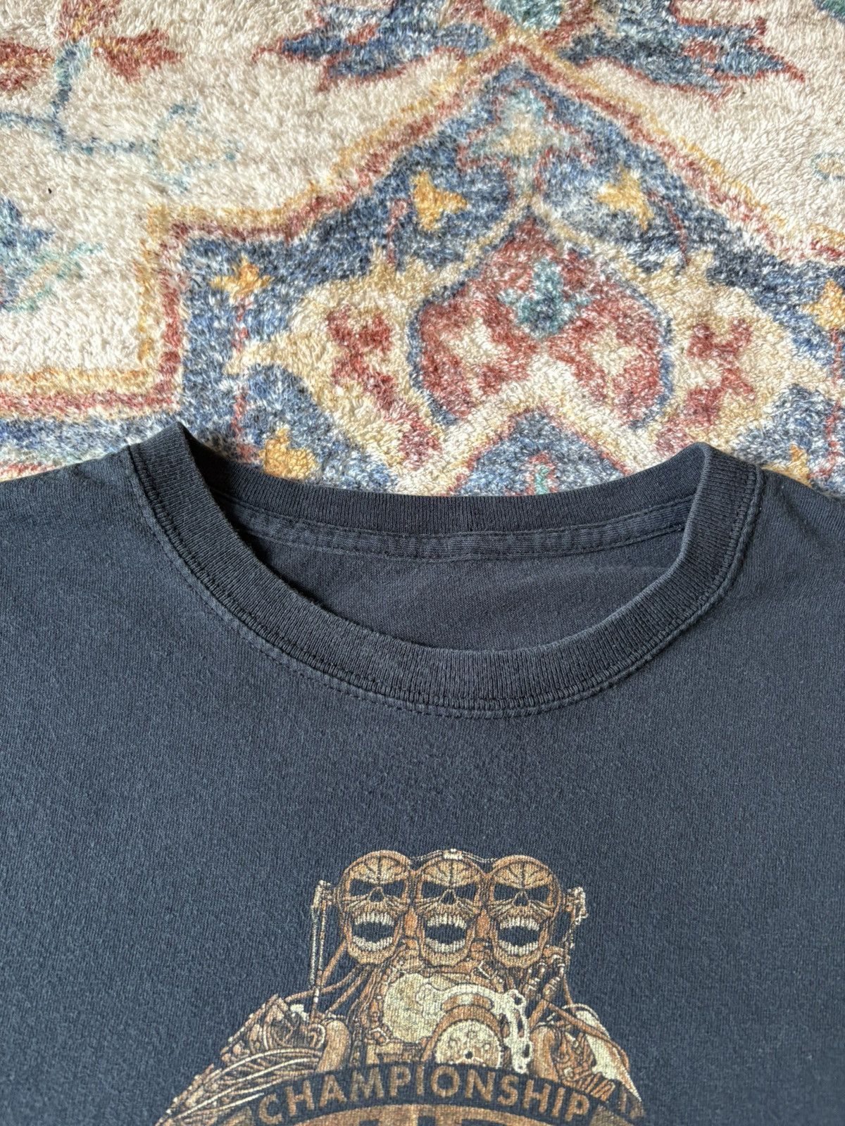 Vintage Vintage NHRA Racing Skulls T-shirt Size XL Size US XL / EU 56 / 4 - 3 Thumbnail