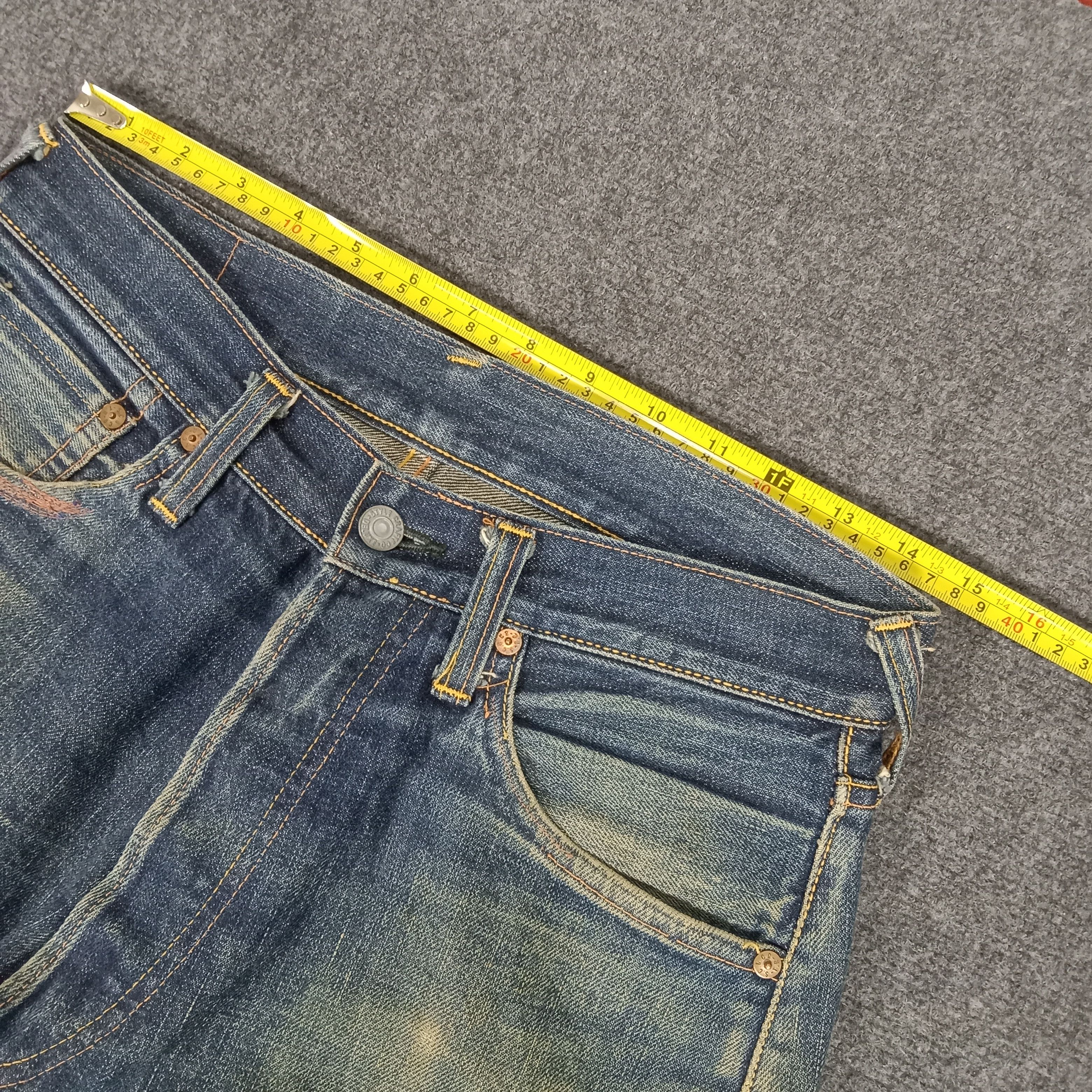 Japanese Brand × Vintage Evis Japanese Brand Daicock Custom Art Denim Jeans Size US 29 - 12 Thumbnail