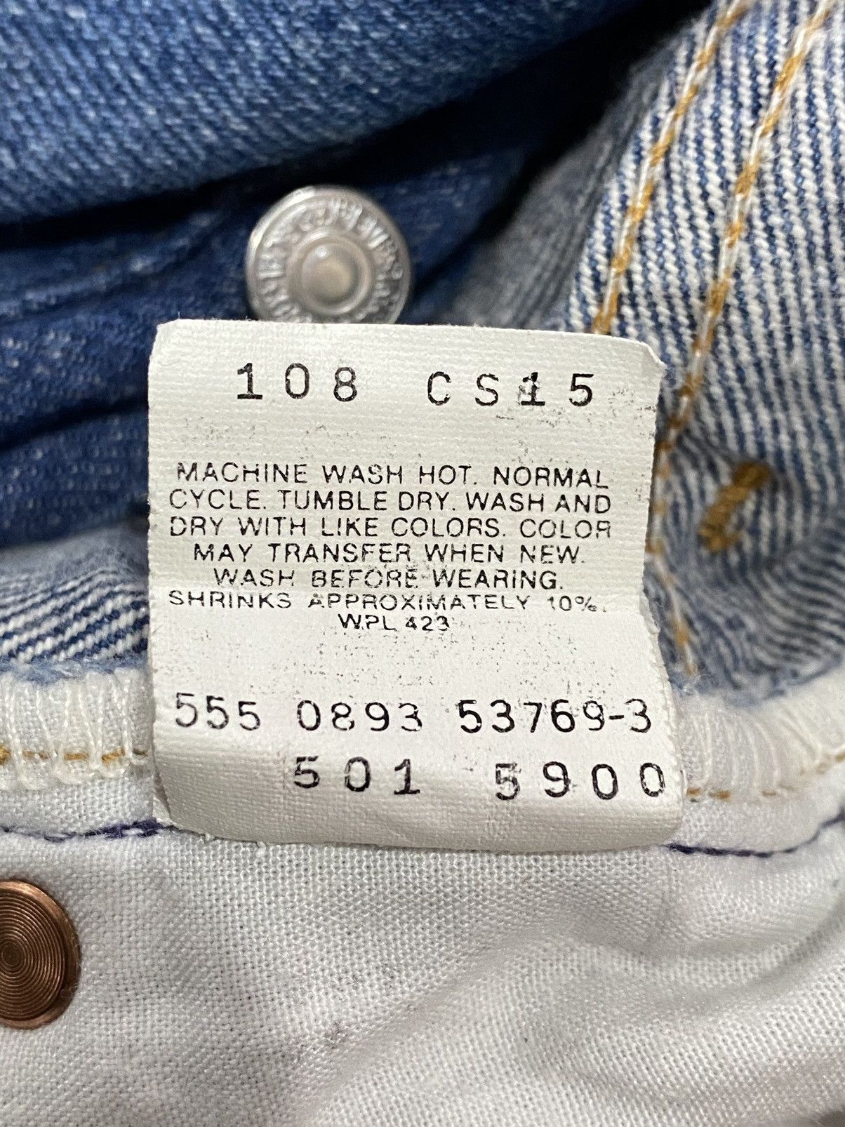 Levi's × Levi's Made & Crafted × Levi's Vintage Clothing Vintage Levi’s Cutoff 501xx Blue Jeans W31” Size US 31 - 18 Thumbnail