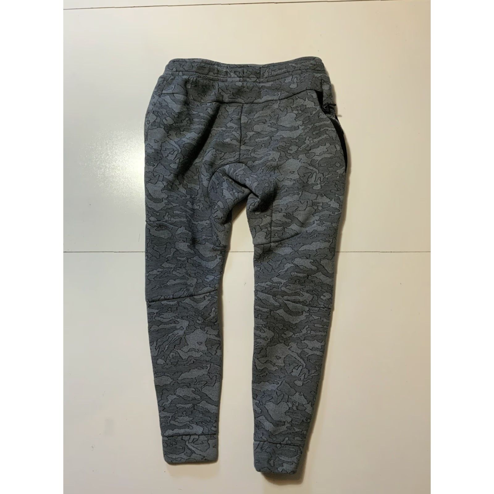 Nike Nike Sportswear Tech Fleece Jacquard Grey Camouflage Jogger Pants Sz S Mens Regular Track Size US 29 - 4 Thumbnail