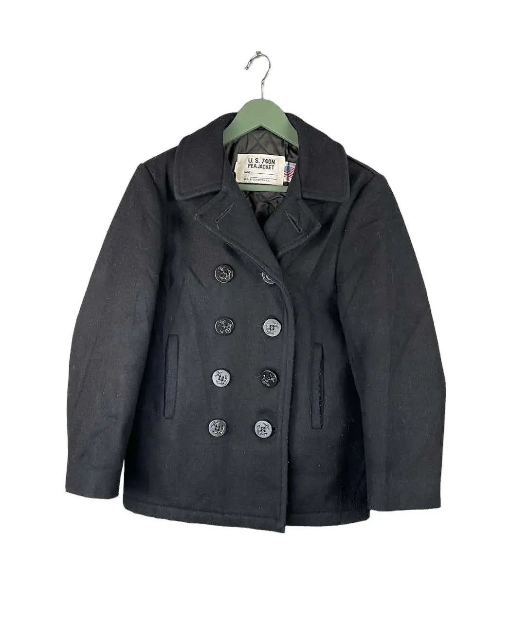 【美品】Schott Pコート 名作 U.S. 740Ｎ PEA JACKET Schott N.Y.C ショット 740US PEACOAT ピーコート ウール