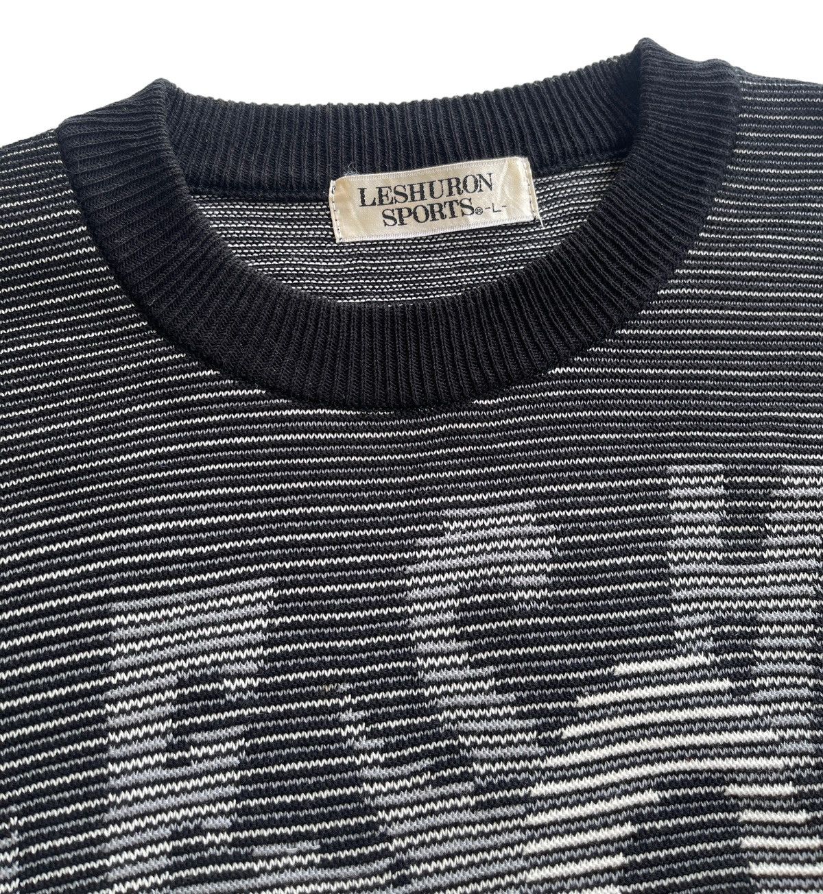 Japanese Brand Vintage 90s Leshuron Sports Sweater Size US L / EU 52-54 / 3 - 4 Thumbnail
