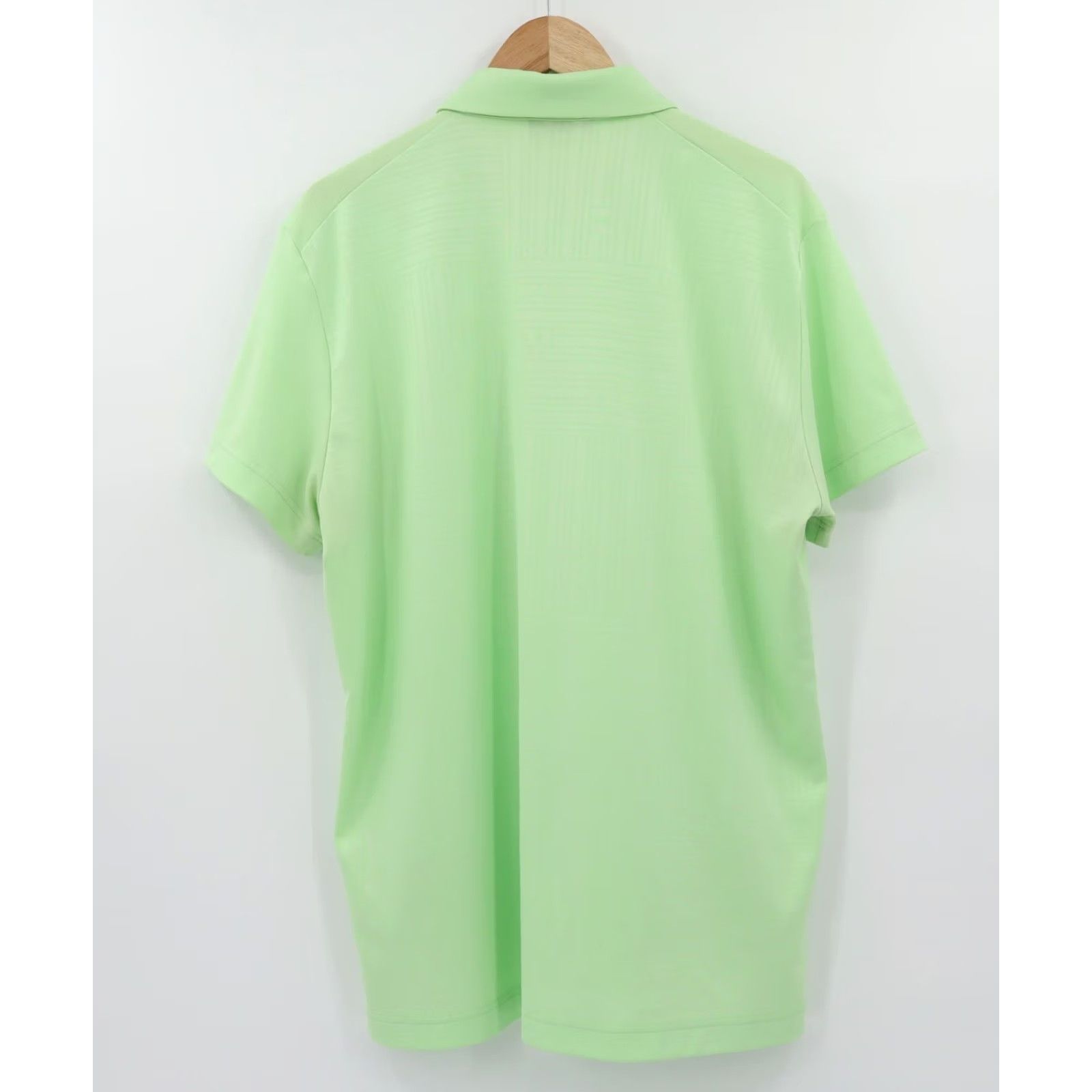 J.Lindeberg J. Lindenberg Polo Shirt Mens Lime Green 2XL Short Sleeve Button Collar Golf Casual Travel Regular Fit Powder Green Regular 2XL Men’s Polo Size US XXL / EU 58 / 5 - 2 Thumbnail