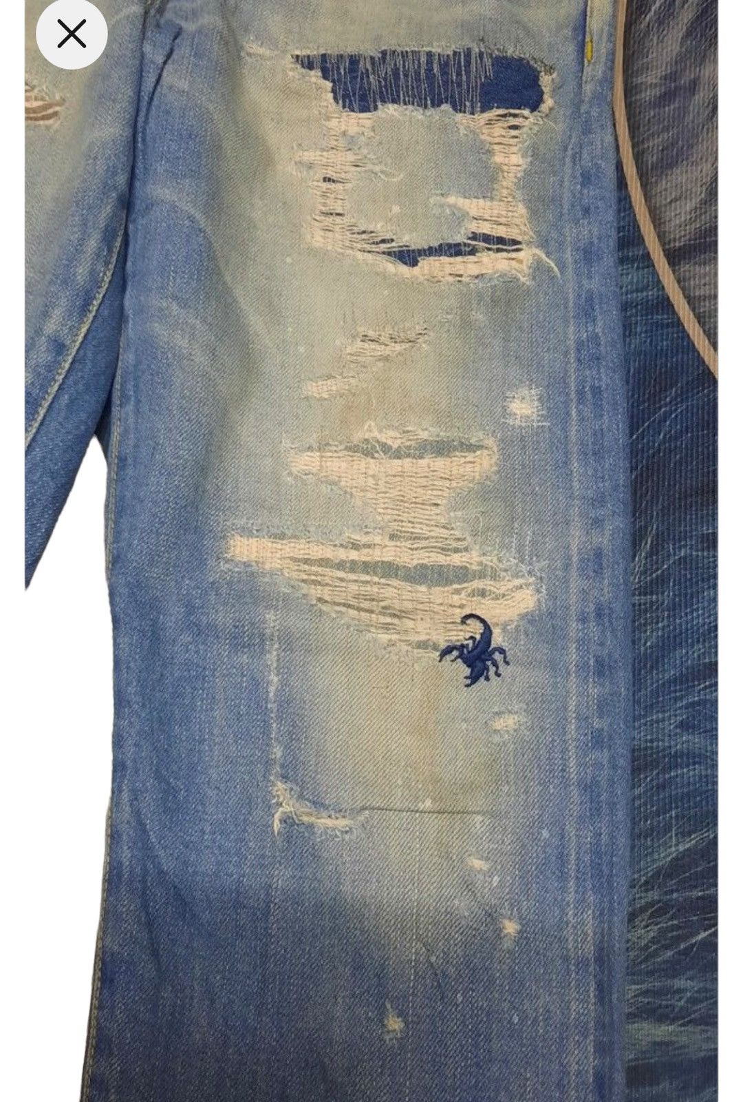 Hysteric Glamour × Vintage Vintage Hysteric Glamour Damaged Pant Size US 30 / EU 46 - 5 Thumbnail