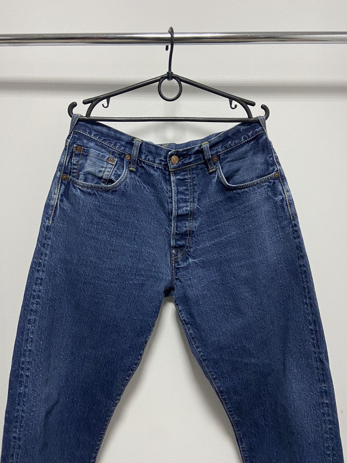 Evisu Pants Seagull logo Vintage Selvedge jeans