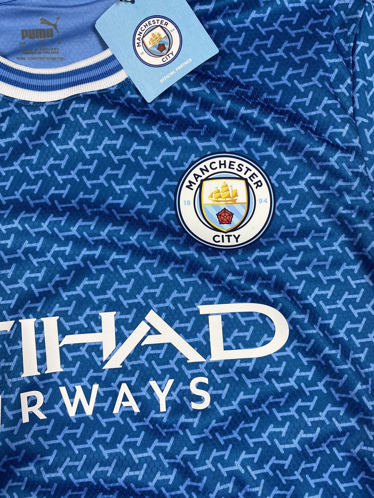 Puma Puma Manchester City Foden 47 Soccer Jersey Size US L / EU 52-54 / 3 - 7 Thumbnail