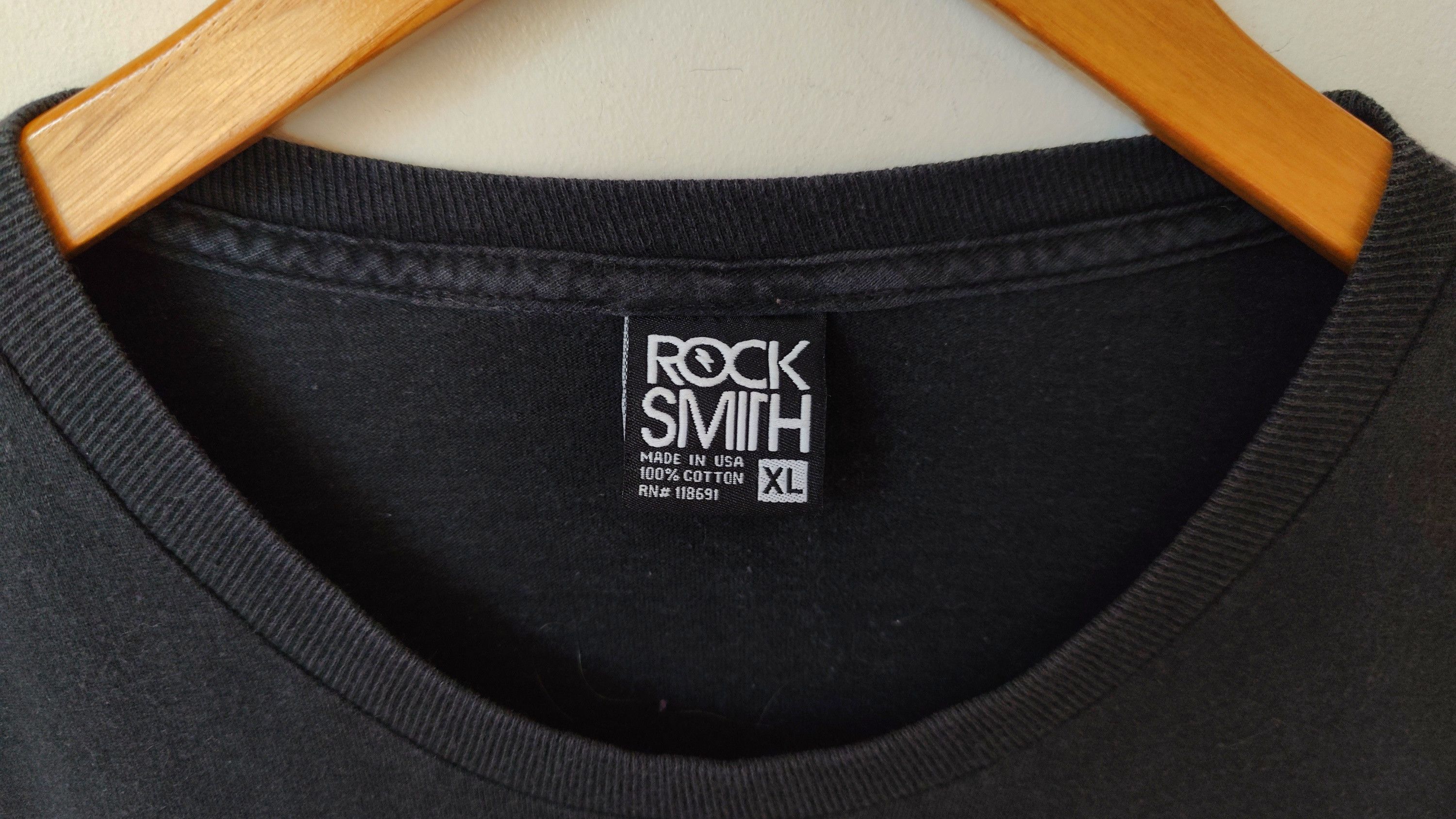 ROCKSMITH × Rap Tees × Vintage Vintage The Notorious BIG Nirvana Nevermind Rocksmith Tshirt Size US XL / EU 56 / 4 - 4 Thumbnail