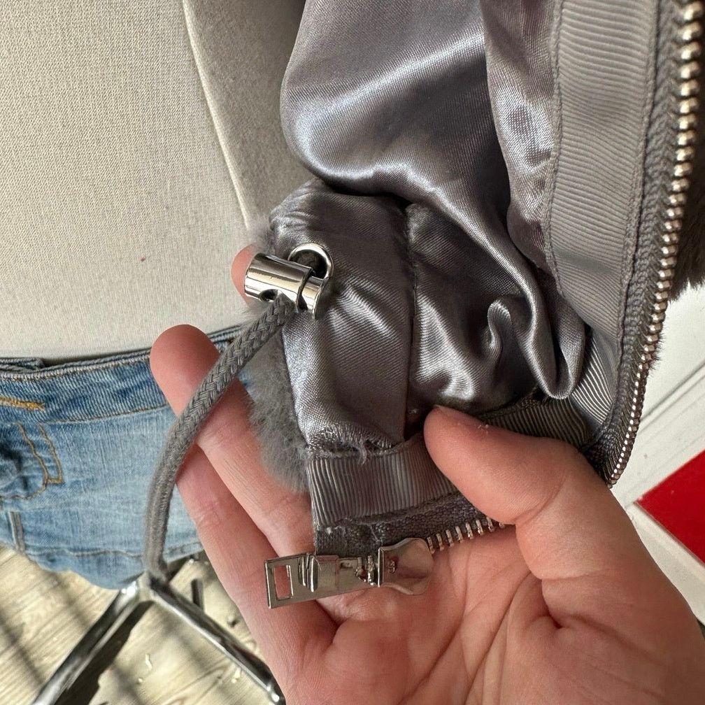 Other coffee shop new york gray fur zip up jacket Size S / US 4 / IT 40 - 3 Thumbnail
