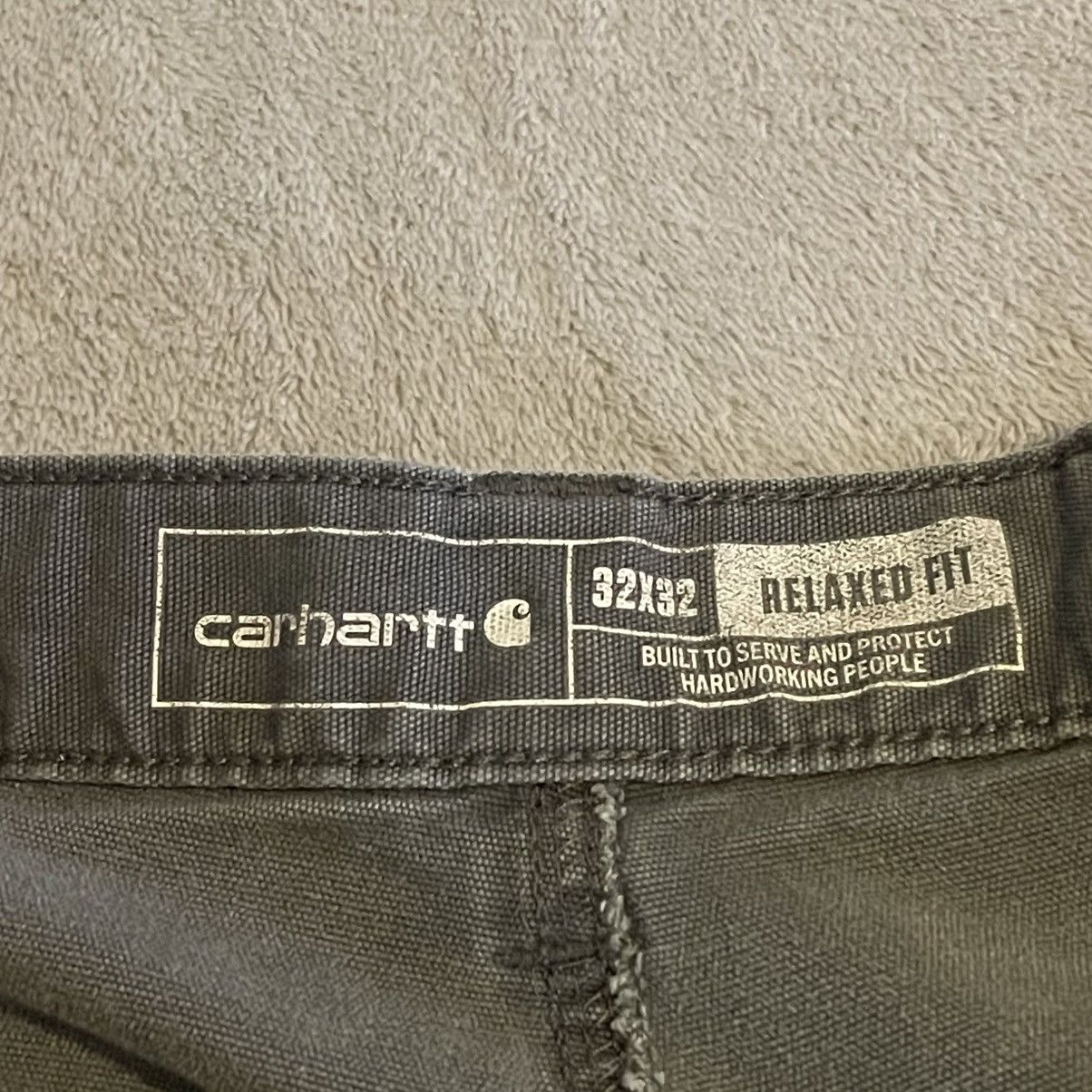 Carhartt Vintage Y2K Carhartt Pants Rugged Flex Work Gray Mens 32x32 Size US 31 - 3 Thumbnail