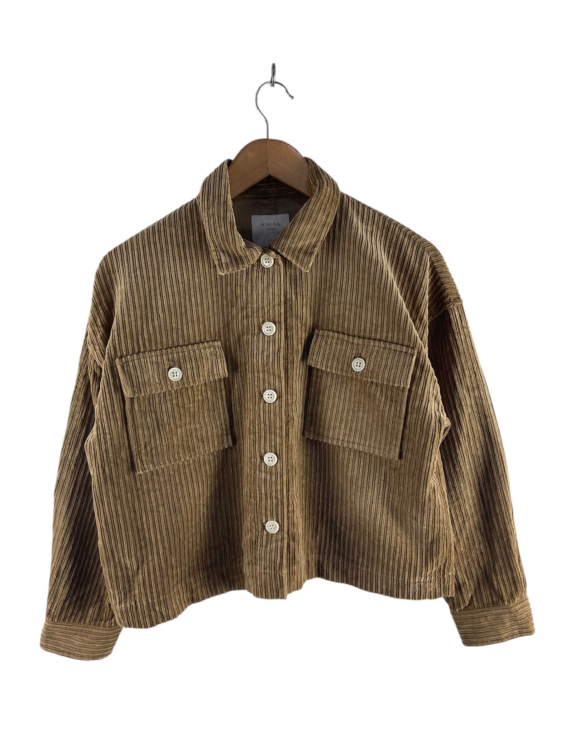 Beams Japan B. Ming Beams Corduroy Cropped Jacket Size US S / EU 44-46 / 1 - 1 Thumbnail